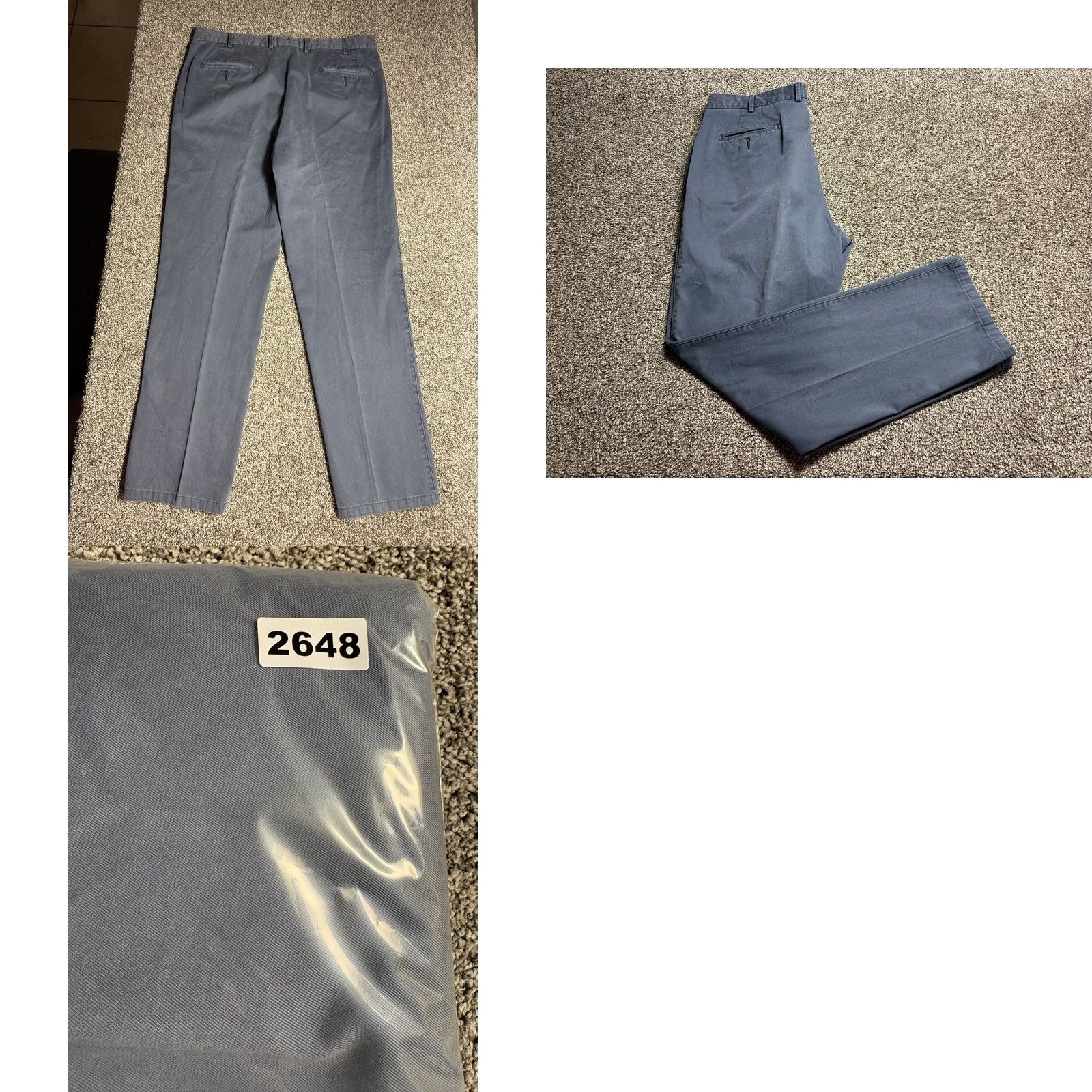 Peter Millar Peter Millar Pants Mens 38 Blue Twill Flat Front Raleigh Chino Straight Inseam 32 Mens Regular Blue Size US 38 / EU 54 - 8 Thumbnail