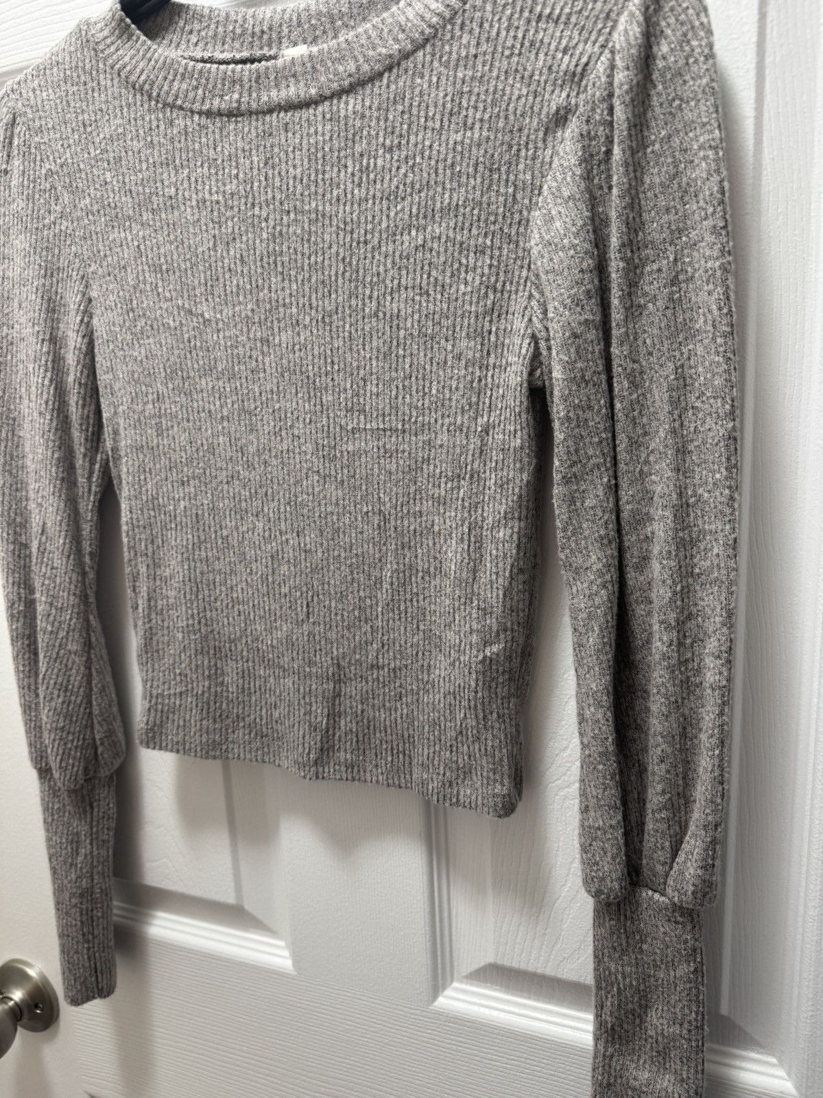 CHOCOOLATE × Chocolate × Designer Chocolate Womens Knitted Long Sleeve Grey Rick Owens Style Size S / US 4 / IT 40 - 4 Thumbnail