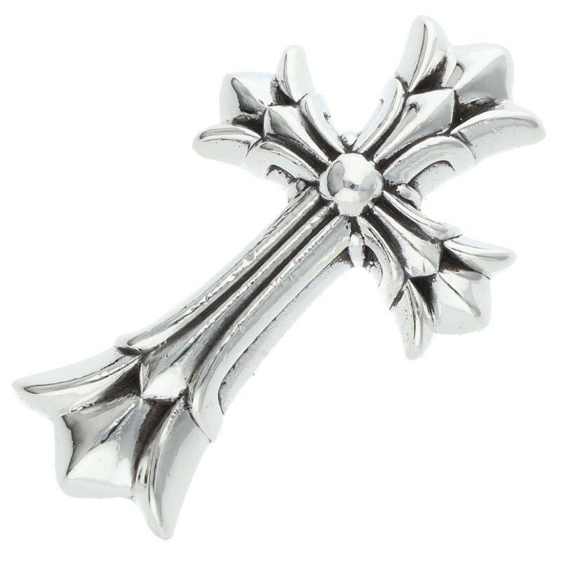 Chrome Hearts Chrome Hearts Small Double Cross Silver Necklace Size ONE SIZE - 1 Thumbnail