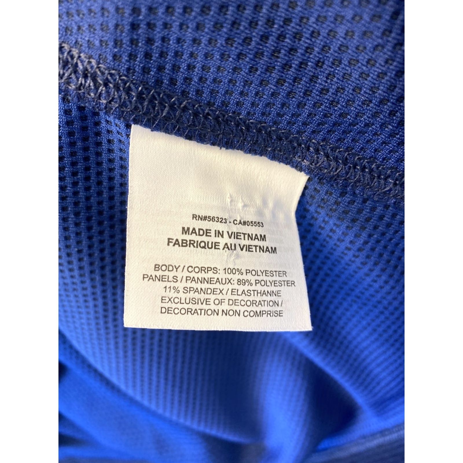 Nike Nike Dri-Fit Golf Jacket Mens Blue Long Sleeve 1/4 Zip Pullover XXL / 57-34 Size US XXL / EU 58 / 5 - 7 Thumbnail