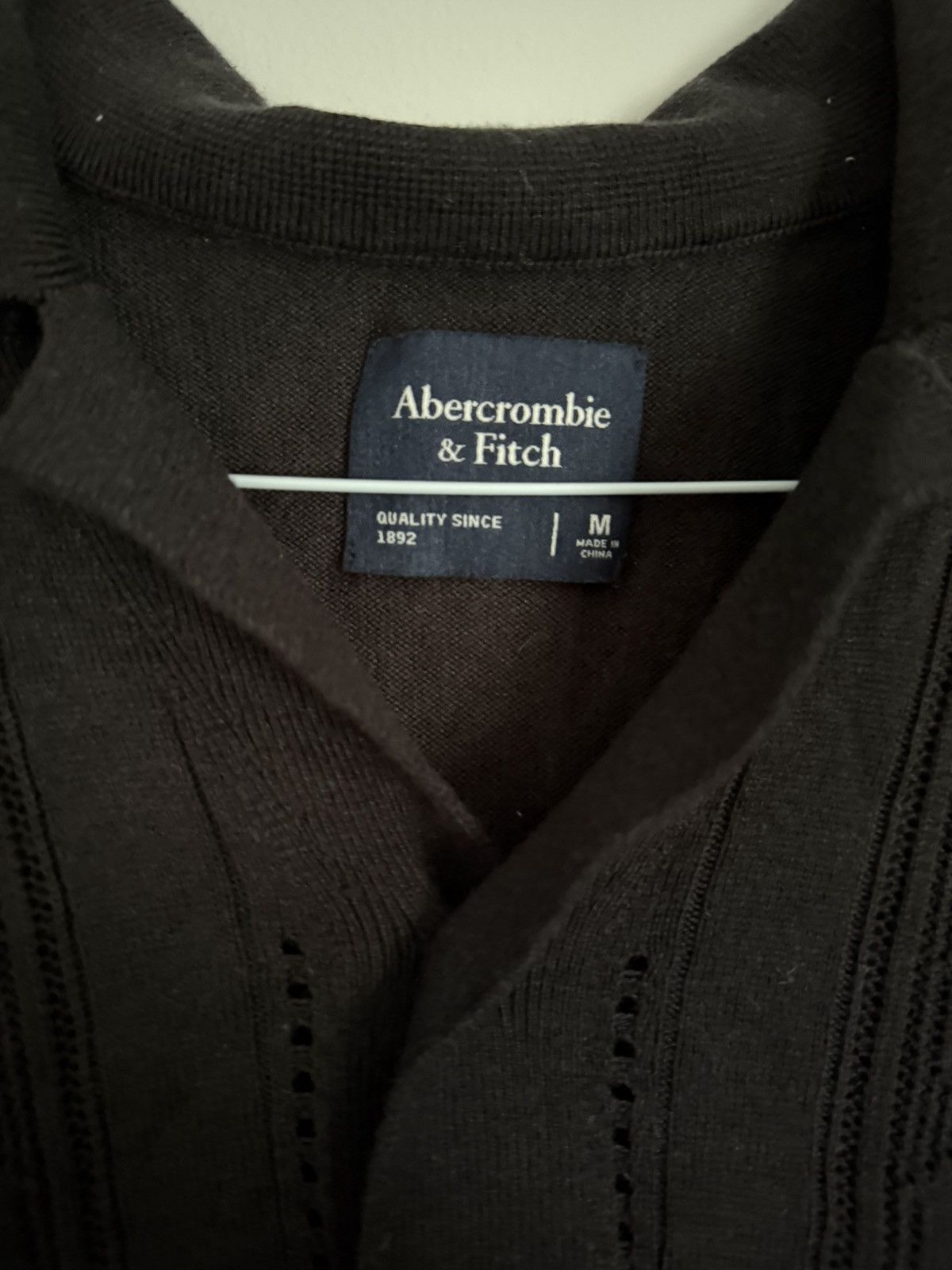 Abercrombie & Fitch Abercrombie Crochet Style Button Down Size US M / EU 48-50 / 2 - 2 Thumbnail