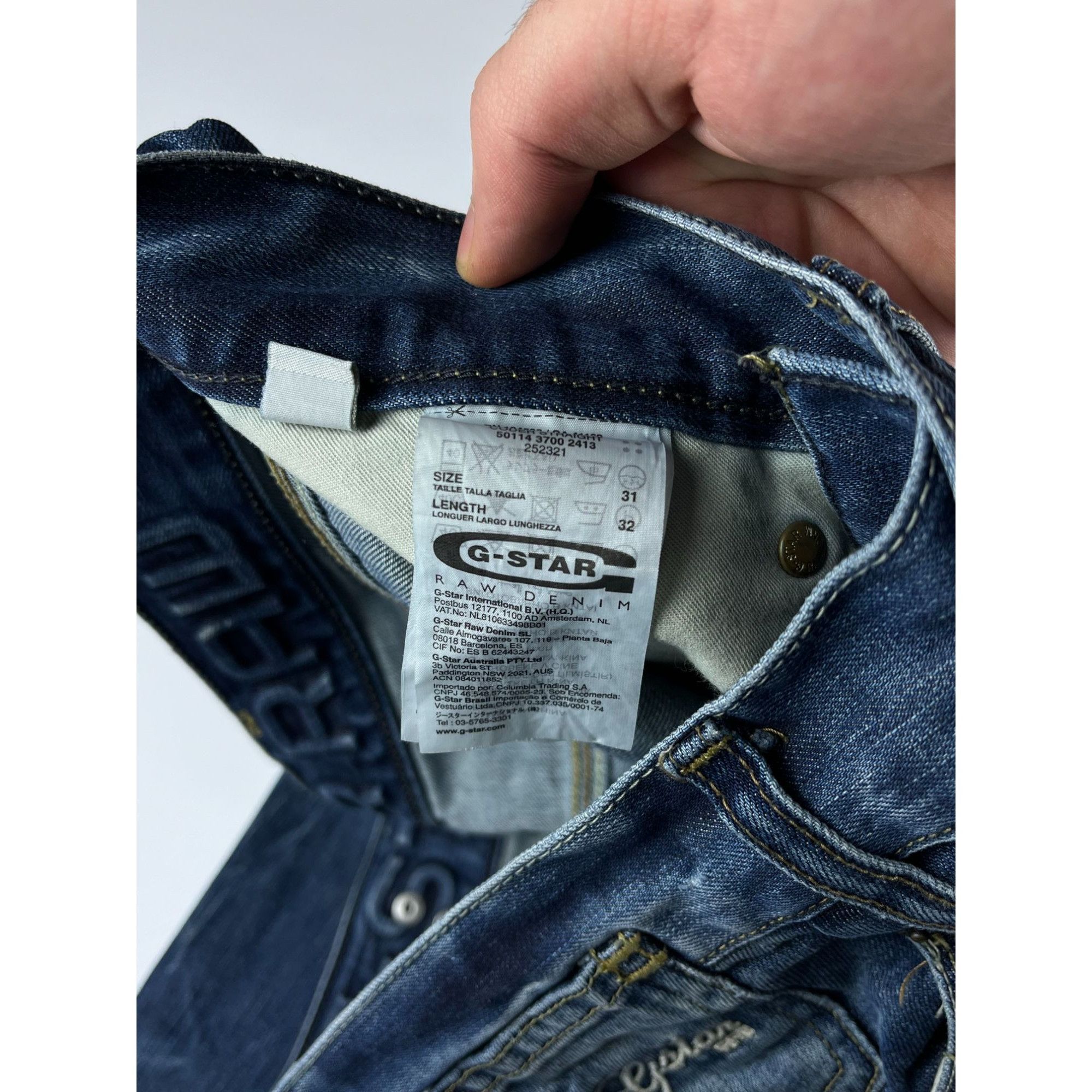 G-Star G-Star Raw Denim Vintage Baggy Jeans Size US 31 - 4 Thumbnail