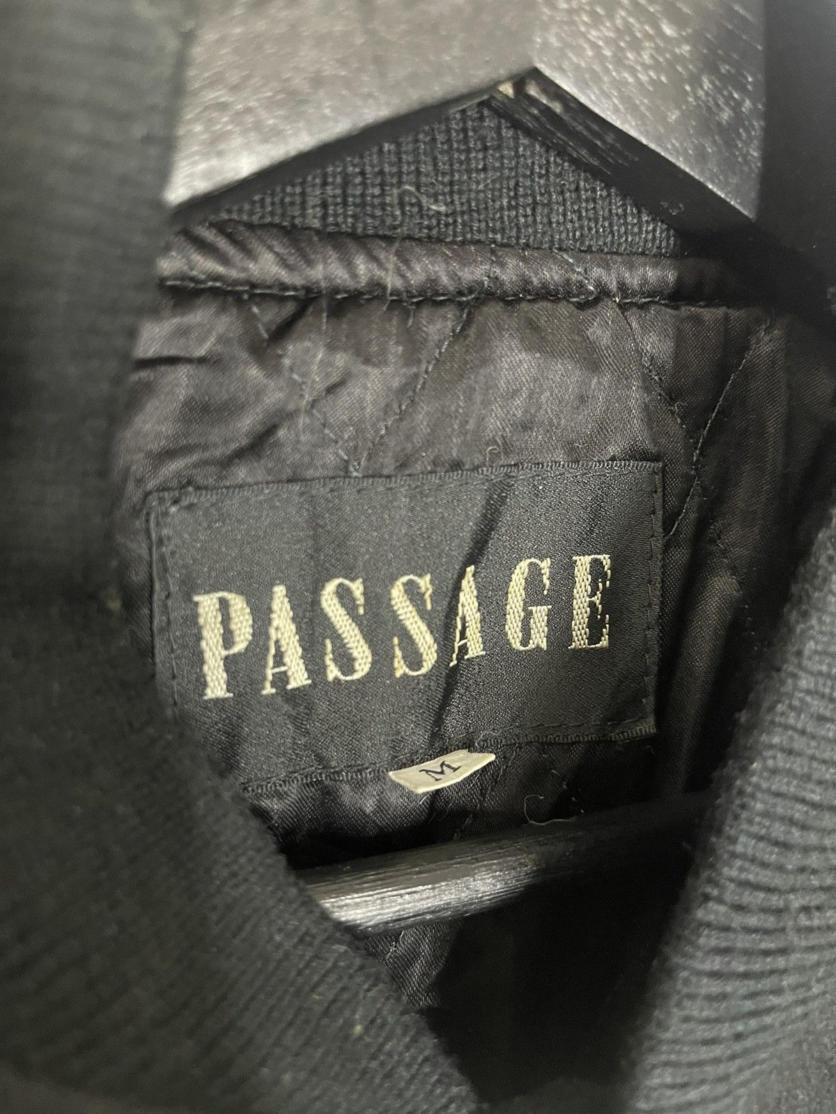 Japanese Brand × Vintage VINTAGE AUTUMN WINTER PASSAGE VARSITY LEATHER Size US L / EU 52-54 / 3 - 4 Thumbnail