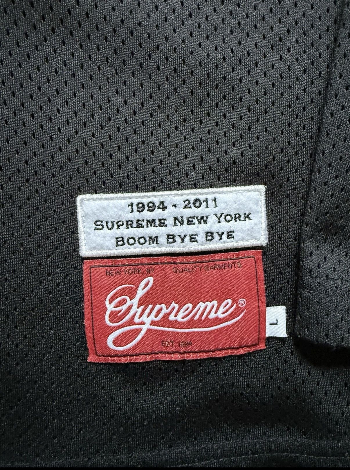 Supreme Supreme 2011 Hennessy Football Jersey Mesh Black L Prodigy Size US L / EU 52-54 / 3 - 7 Thumbnail