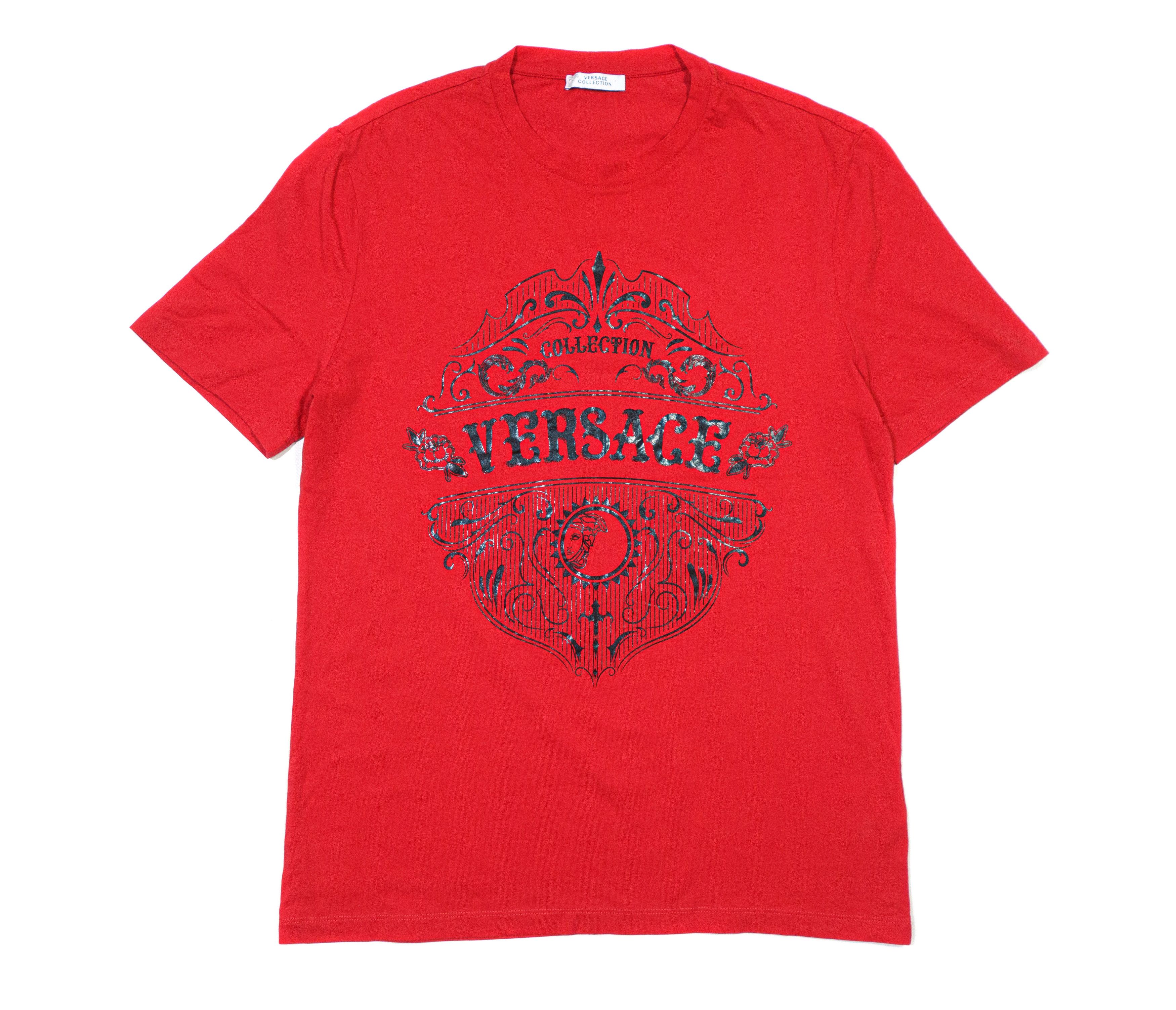 Versace Big Logo T-Shirt Size US M / EU 48-50 / 2 - 1 Thumbnail