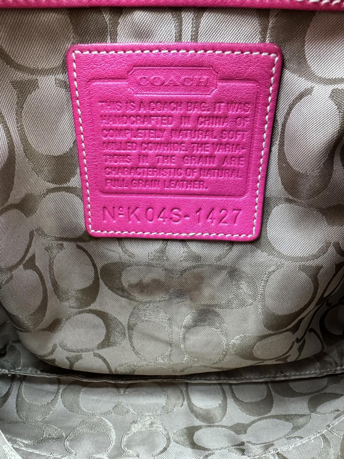 Coach Pink Leather Coach Crossbody Handbag Size ONE SIZE - 6 Thumbnail