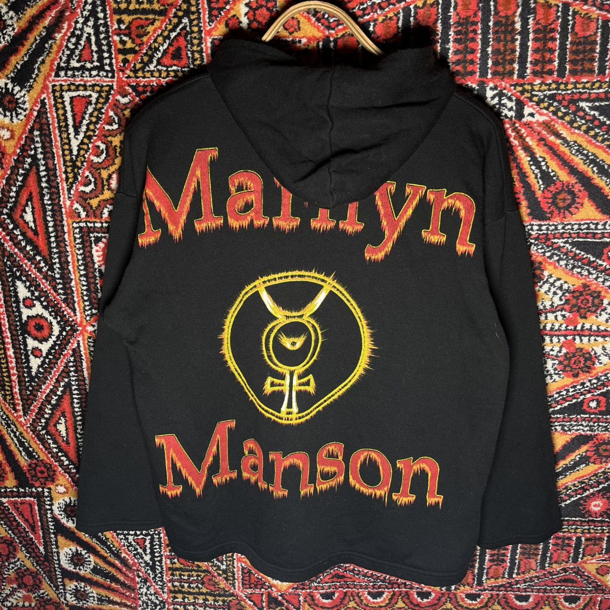 Band Tees Rarest Marilyn Manson merch hoodie from 2000🧛🏻‍♂️ Size US M / EU 48-50 / 2 - 4 Thumbnail