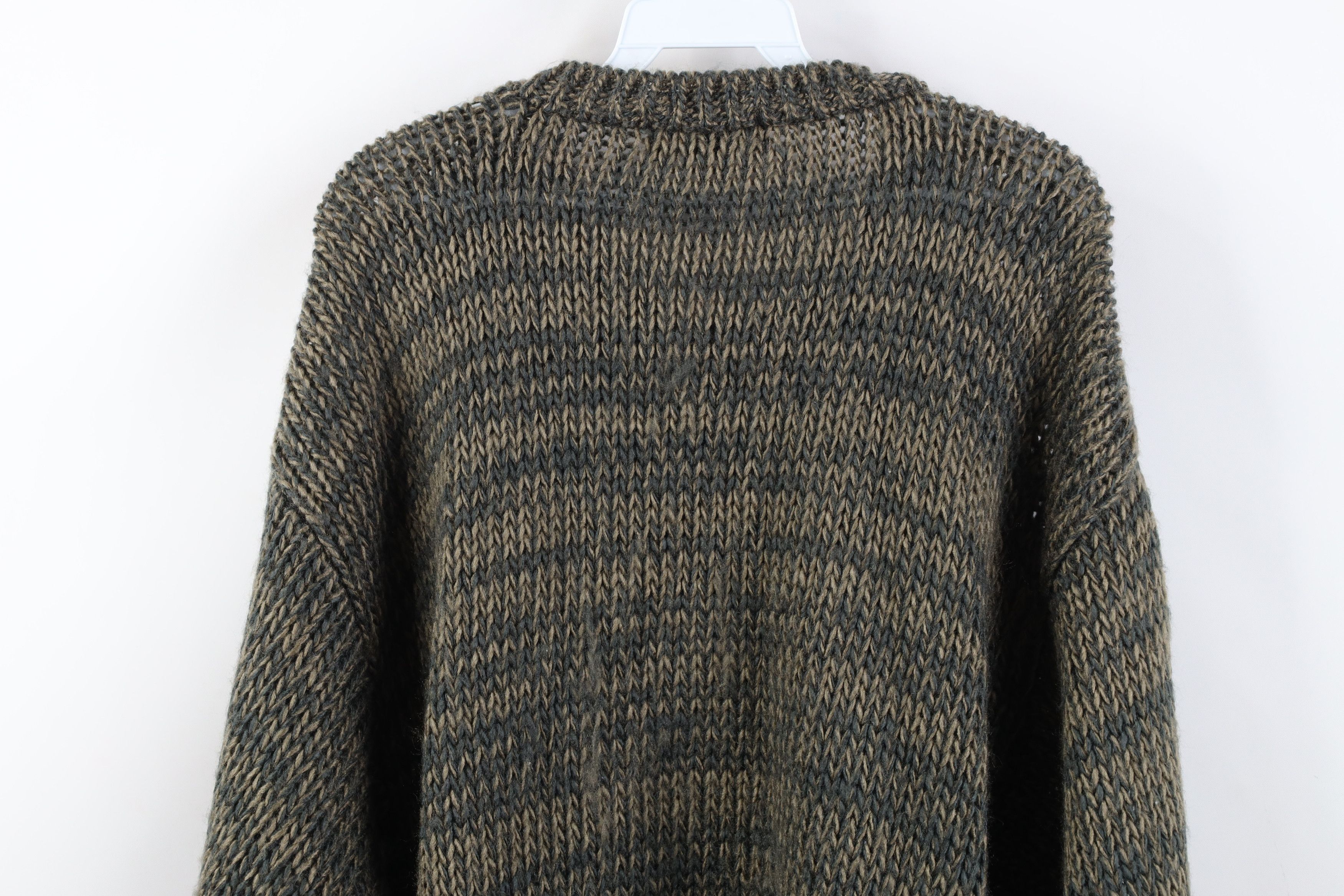 Vintage Vintage 90s Streetwear Knit Fisherman Cable Knit Sweater Size US L / EU 52-54 / 3 - 10 Thumbnail