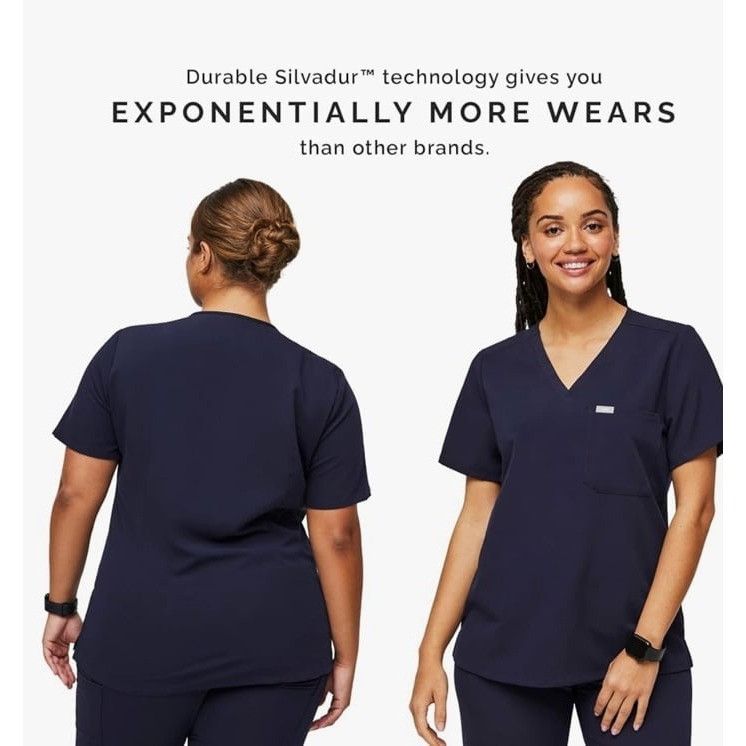 Other FIGS Catarina Scrub Tops for Women - Classic Fit, 1 Pocket, Size M / US 6-8 / IT 42-44 - 3 Thumbnail