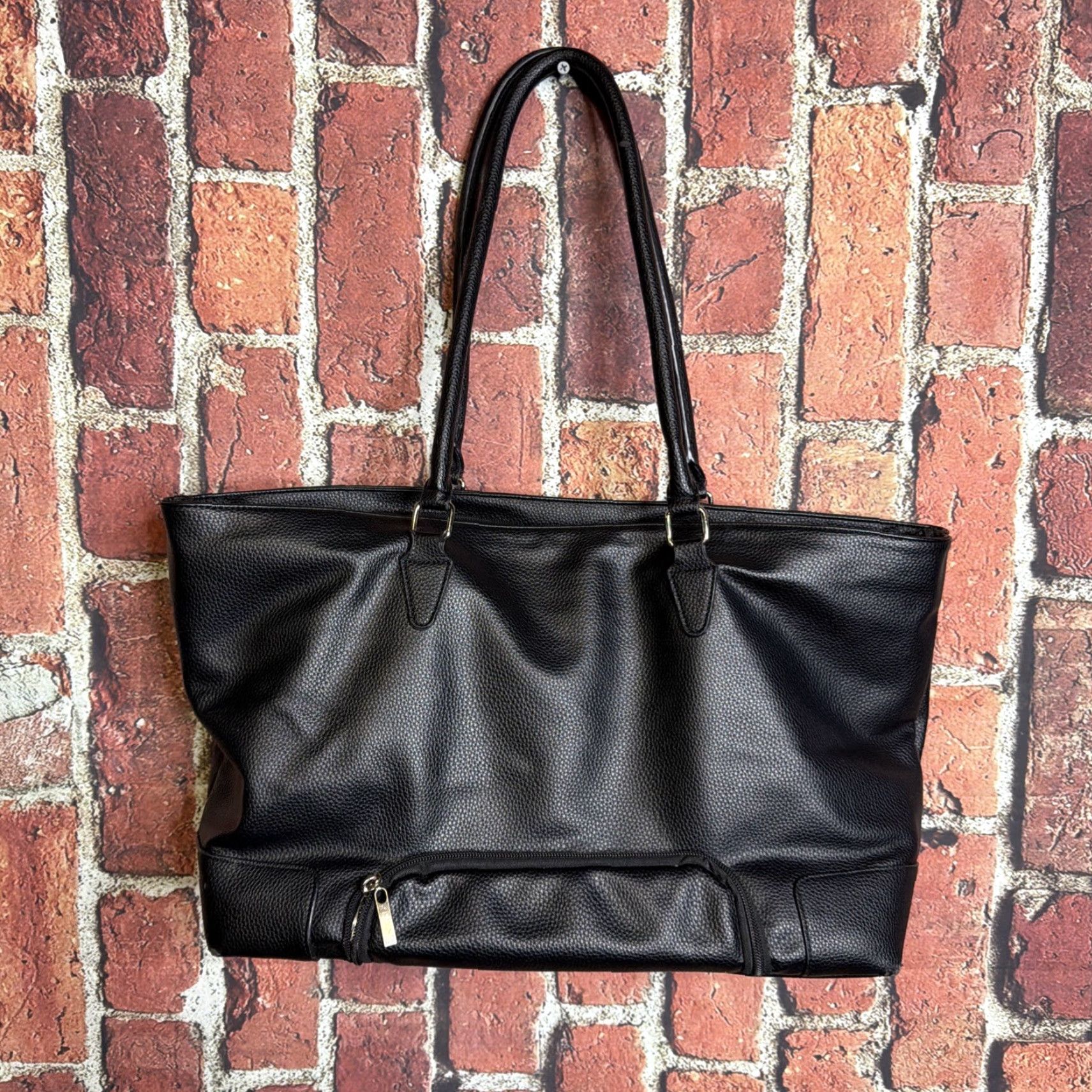 Vintage Buff Bunny Tote Bag Black Game Changer w Cooler Laptop Travel Work Gym Size ONE SIZE - 4 Thumbnail
