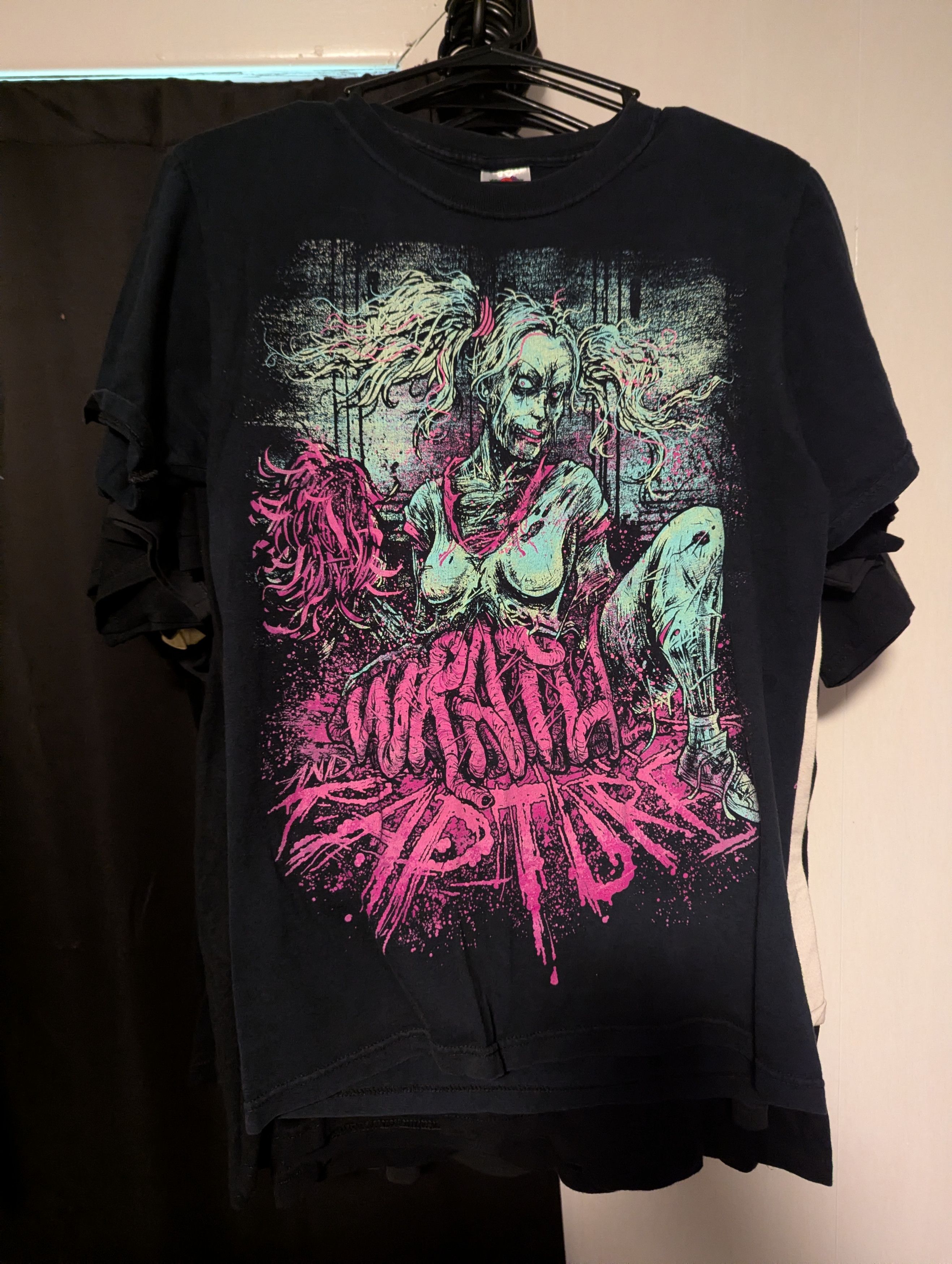 Gildan Wrath and Rapture - Rare - Zombie Cheerleader tee (SMALL) Size US S / EU 44-46 / 1 - 1 Thumbnail