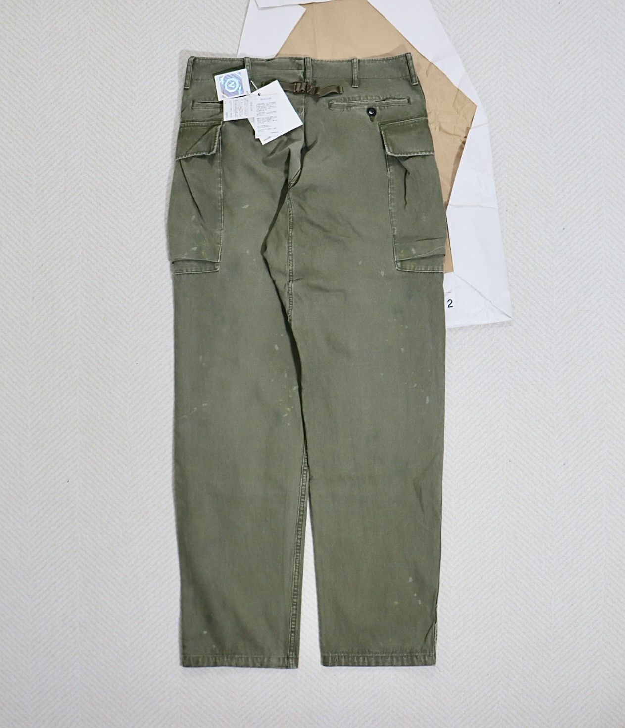 Visvim Visvim 19aw Veterans Pants Crash Kofu Olive Size US 34 / EU 50 - 2 Thumbnail