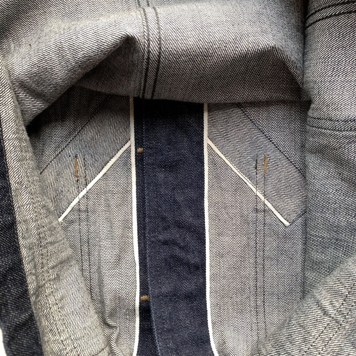 Japanese Brand MHL x Canton Overalls Selvedge Denim Chore Jacket Size US M / EU 48-50 / 2 - 7 Thumbnail