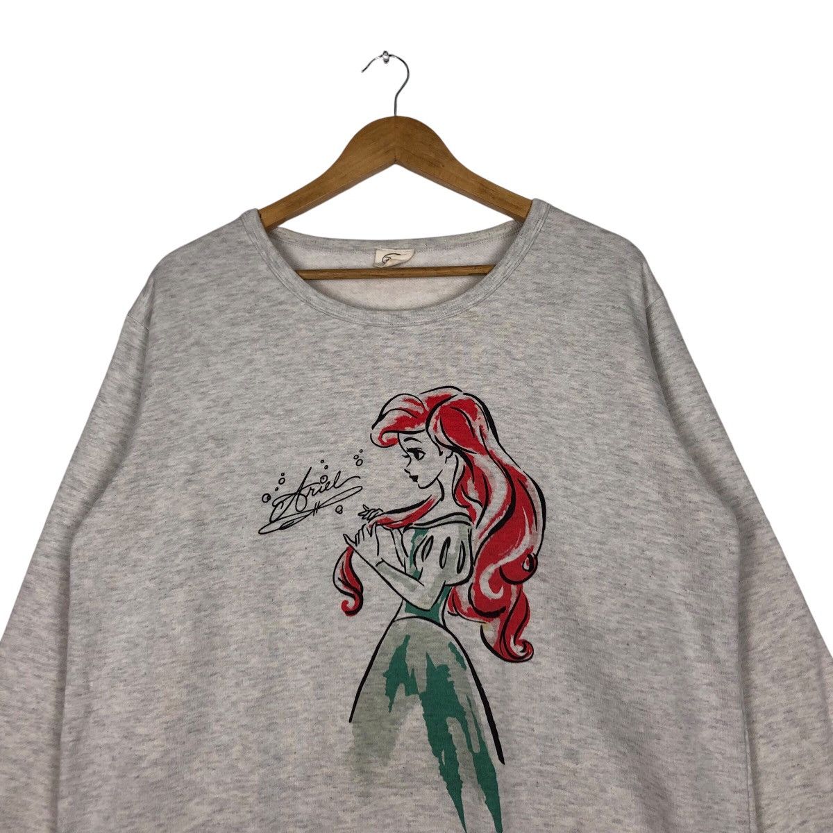 Disney × Vintage Vintage Disney Princess Ariel Character Sweatshirt Medium Size US M / EU 48-50 / 2 - 2 Thumbnail