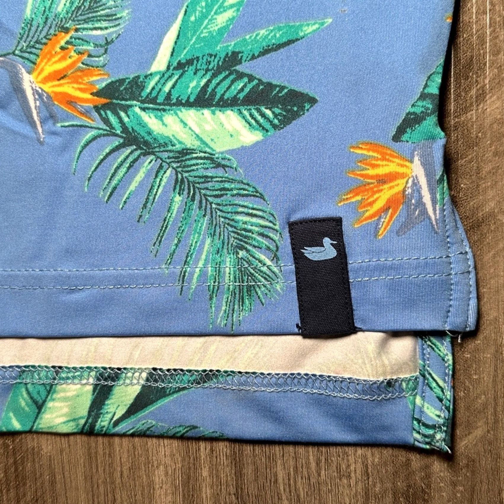 Vintage Southern Marsh Oahu Tropical Bayside Performance Polo XL Men Blue Size US XL / EU 56 / 4 - 5 Thumbnail