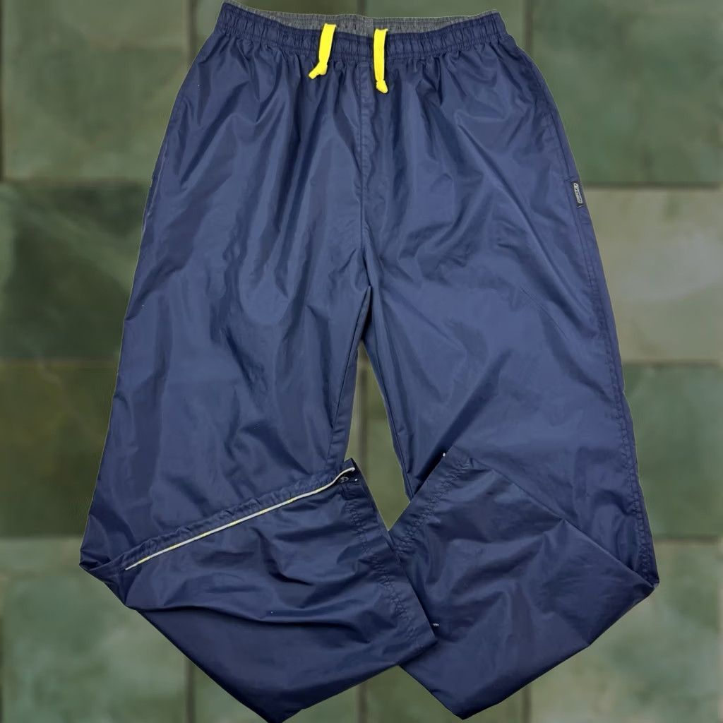 Reebok VINTAGE Reebok Track Pants Mens L Drawstring Athletic USA 90s Y2K Blue Nylon Baggy Short Description Size US 33 - 1 Thumbnail