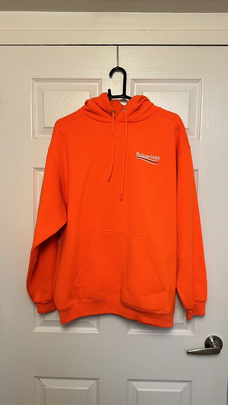 Balenciaga Orange Balenciaga Campaign Hoodie Size Small Grailed