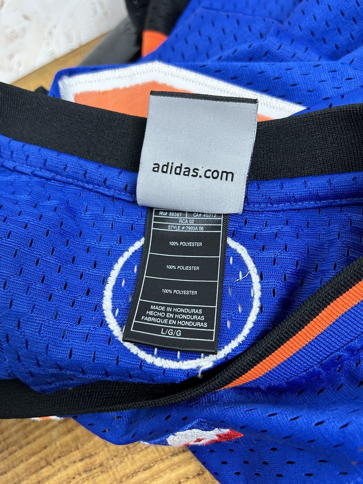 Adidas 00s Adidas 2006/07 New York Knicks #7 Channing Frye Jersey L Size US L / EU 52-54 / 3 - 10 Thumbnail