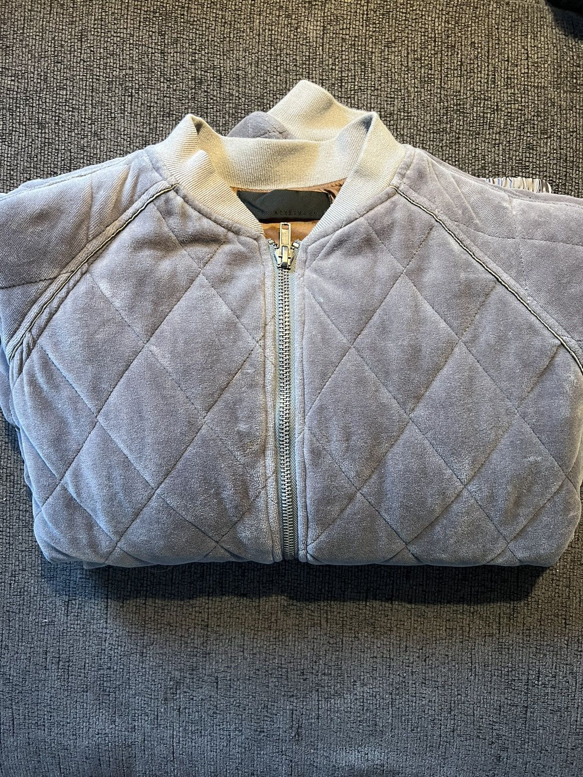Haider Ackermann Haider Ackermann Quilted Velvet Bomber Jacket Size US L / EU 52-54 / 3 - 7 Thumbnail