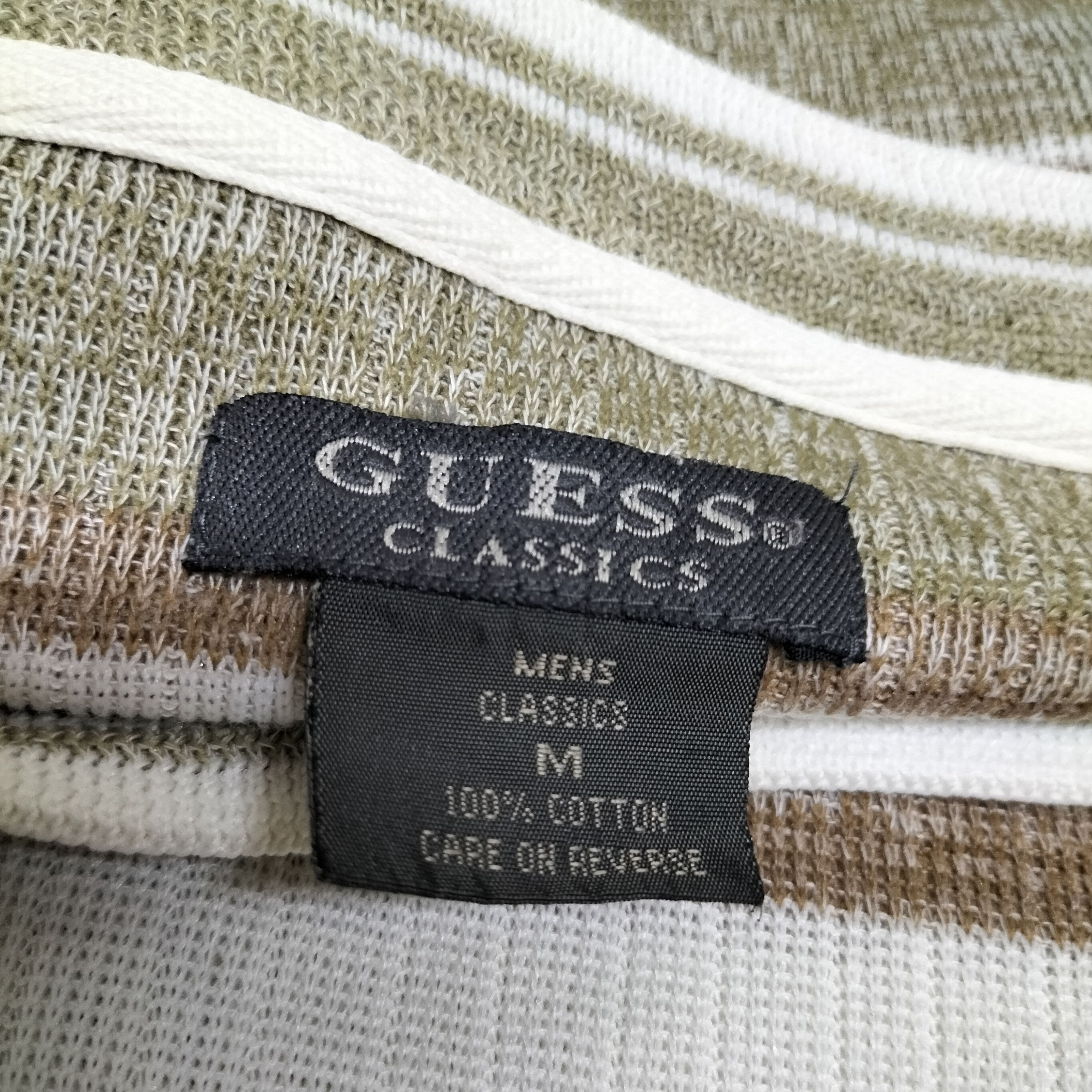 Guess Vintage guess stripes knit shirts Size US M / EU 48-50 / 2 - 5 Thumbnail