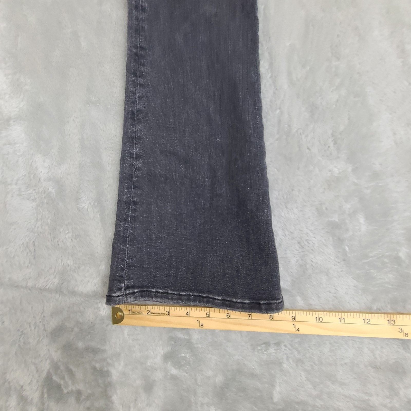 Frame Frame Jetset Crop Mini Boot Sheen Noir High Rise Bootcut 0 Size 25" / US 0 / IT 36 - 9 Thumbnail