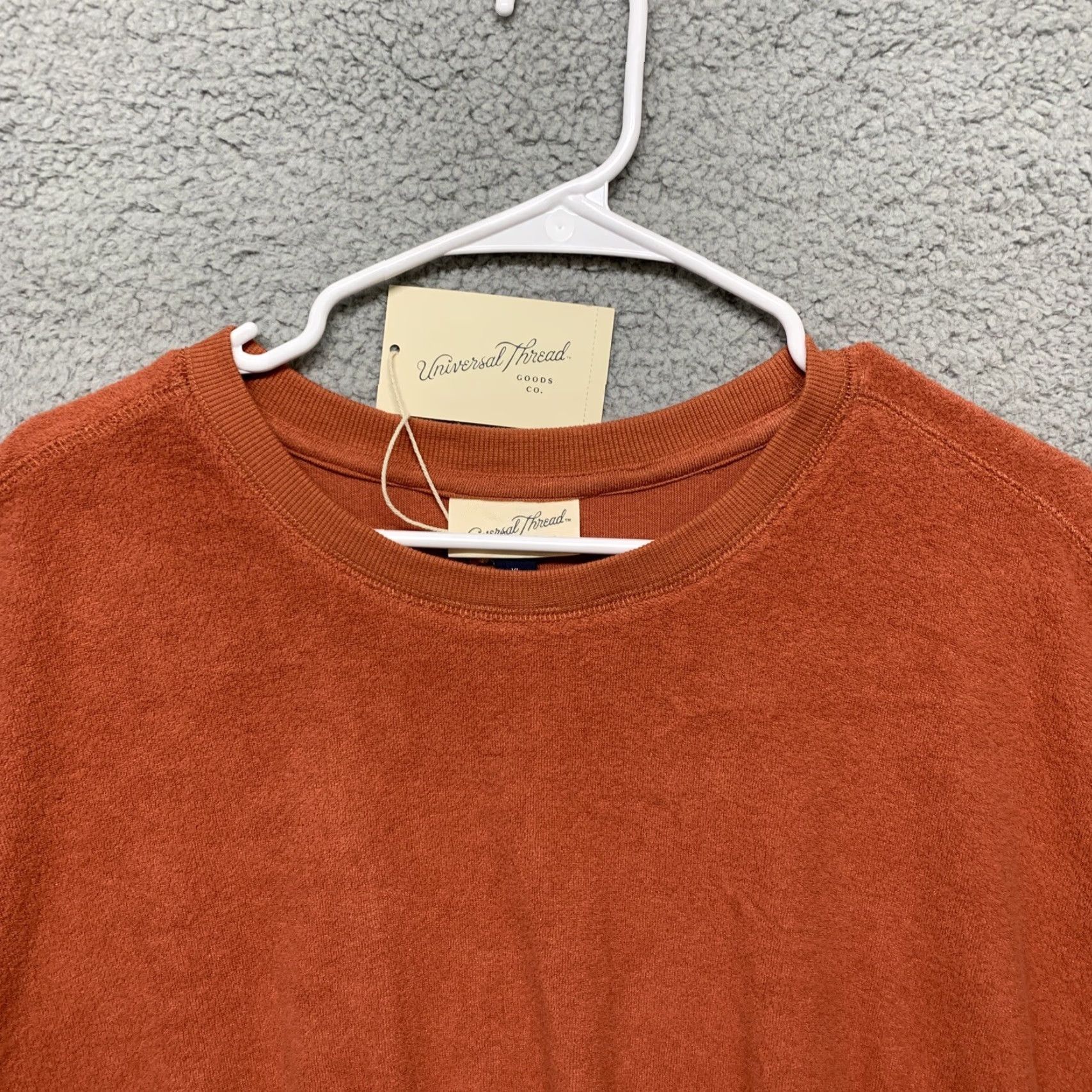 Vintage Universal Thread Sweatshirt Womens Fleece Pullover Size XL Orange New Size XL / US 12-14 / IT 48-50 - 2 Thumbnail