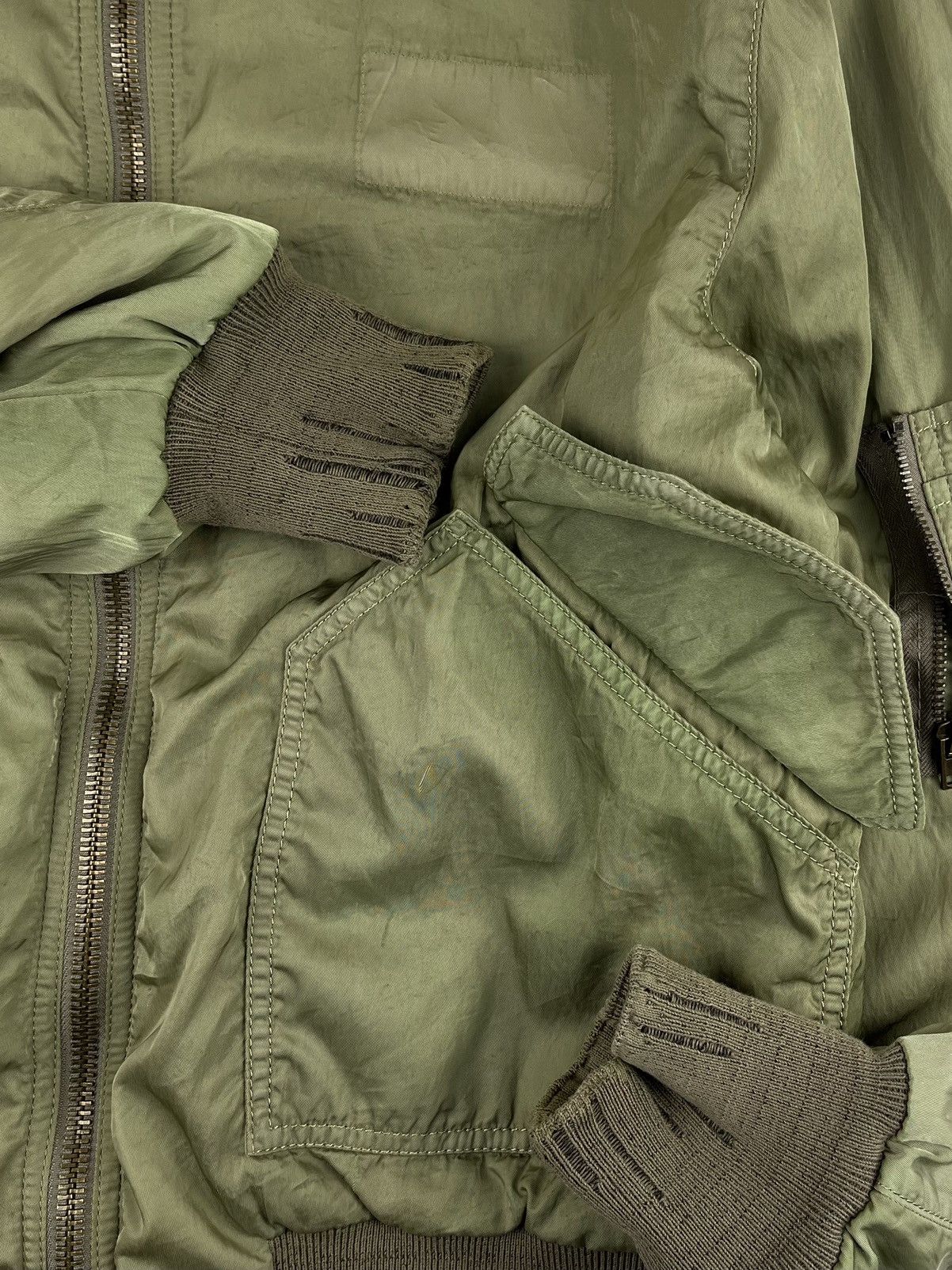 Maison Margiela SS13 Maison Margiela Washed Distressed Bomber Jacket Size US S / EU 44-46 / 1 - 5 Thumbnail