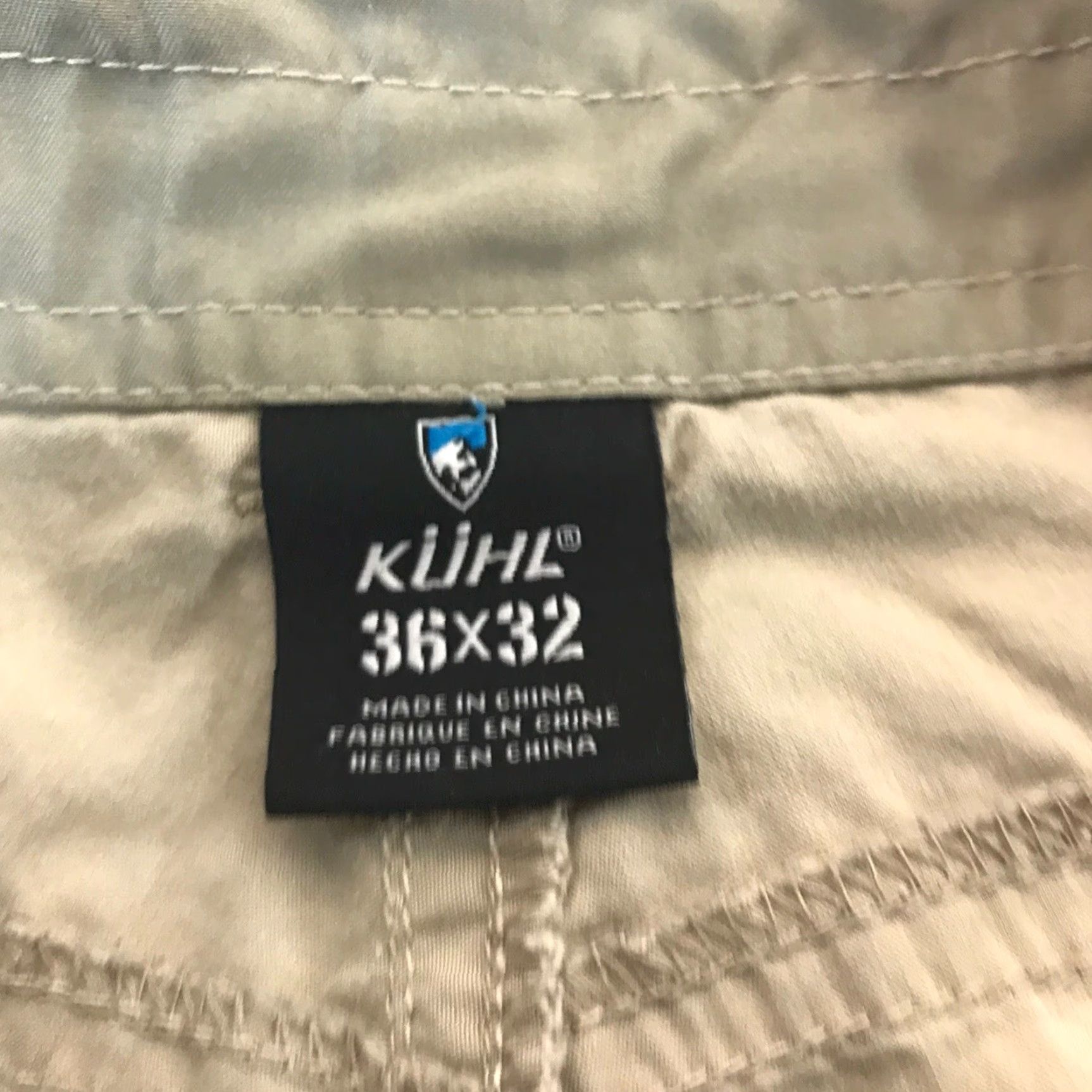 Vintage Kuhl Lightweight Beige Cargo Pants Mens 36X32 Outdoor Travel Workwear Size US 36 / EU 52 - 7 Thumbnail