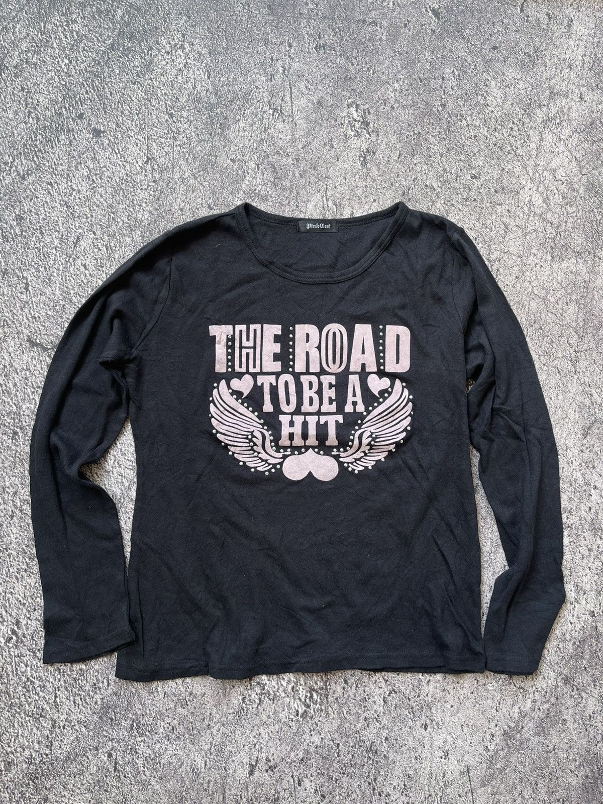 Japanese Brand Y2K Pink Cat ifsixwasnine longsleeve Size M / US 6-8 / IT 42-44 - 1 Thumbnail