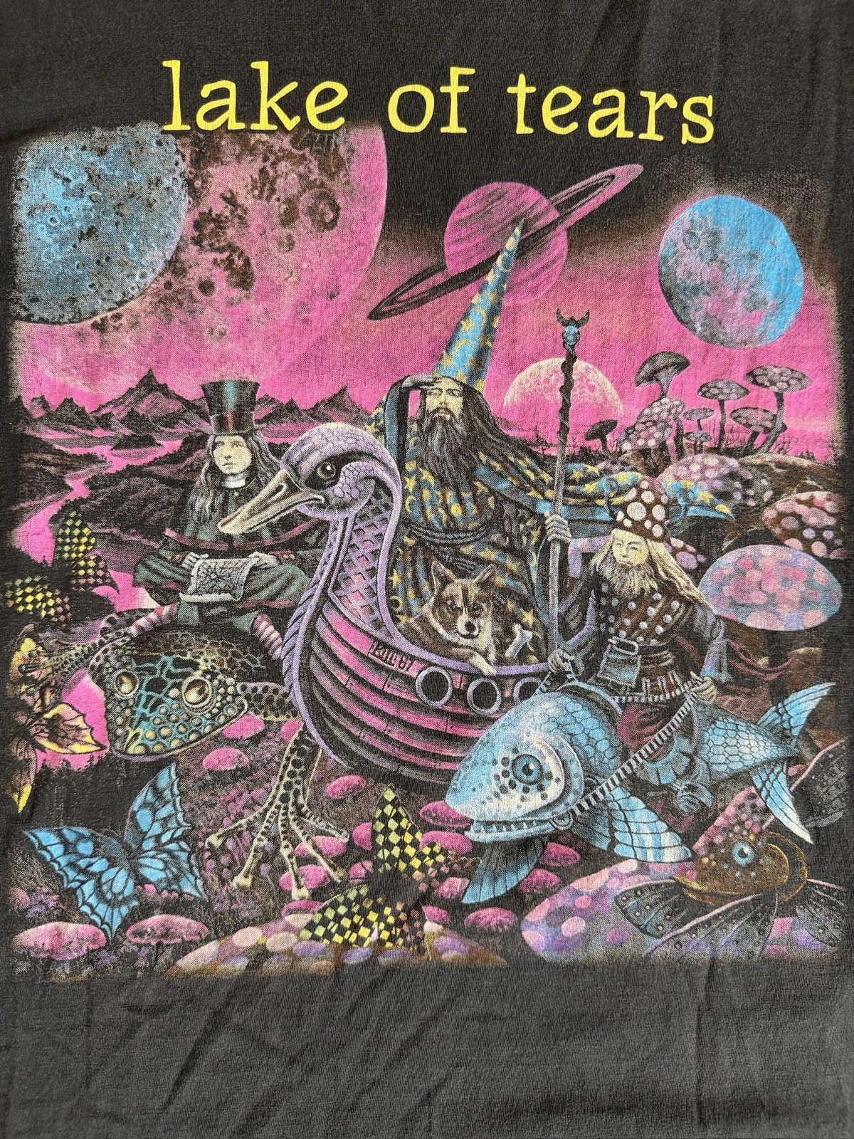 Band Tees × Vintage *RARE* 1997 90s VINTAGE LAKE OF TEARS CRIMSON COSMOS TOUR Size US XL / EU 56 / 4 - 4 Thumbnail