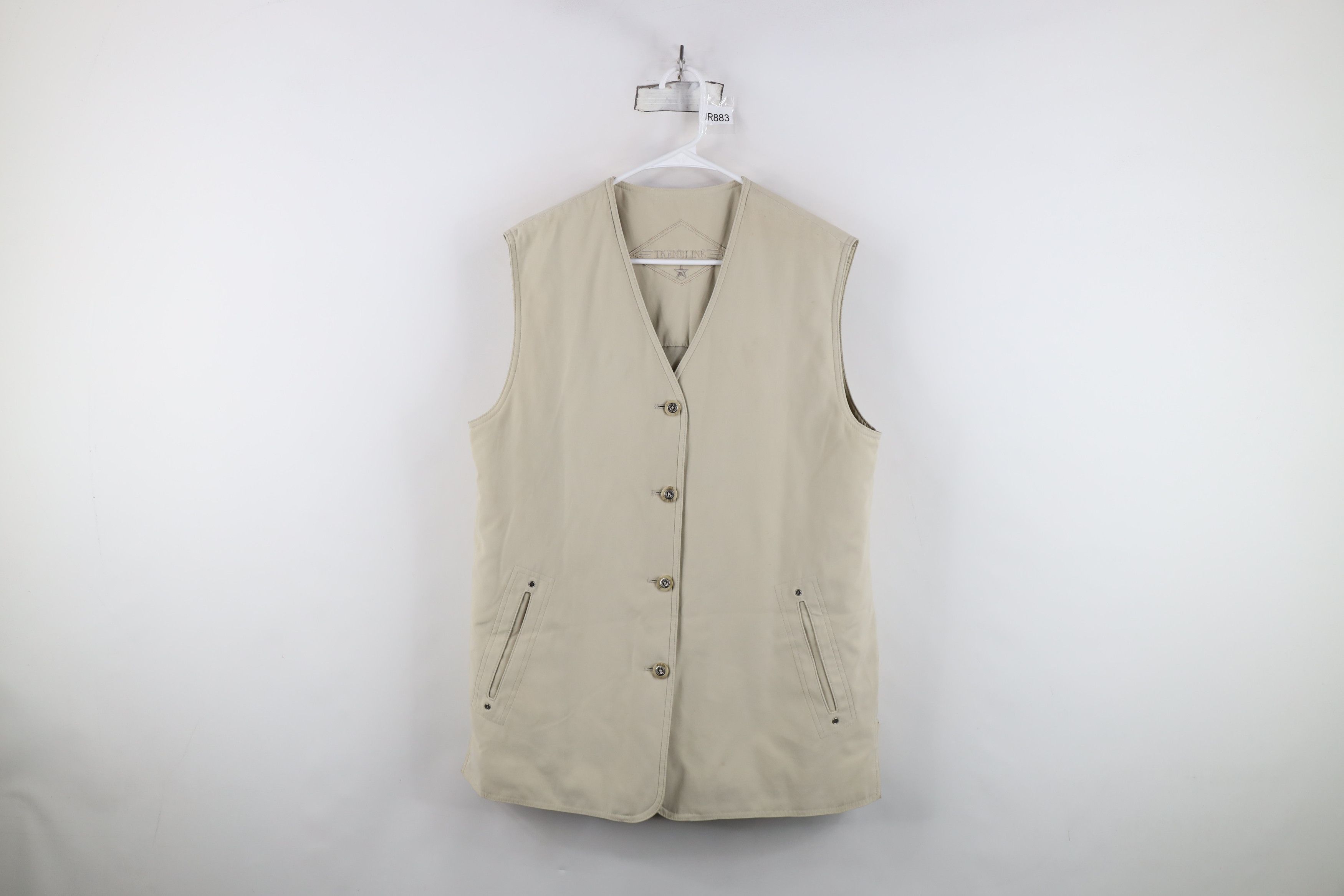 Vintage Deadstock Vintage 90s Streetwear Microfiber Vest Jacket Size M / US 6-8 / IT 42-44 - 1 Thumbnail