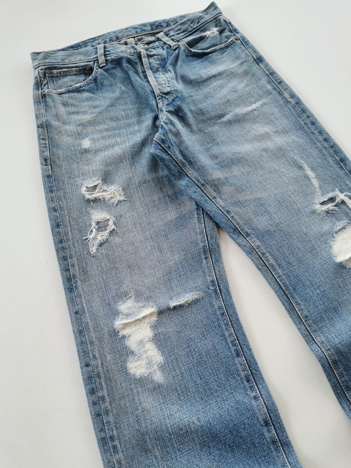 Journal Standard × Schott Journal Standard Japan Distressed Jeans Size US 30 / EU 46 - 3 Thumbnail