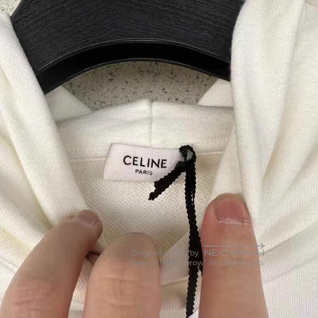 Celine Celine New Rhinestone Hoodie. Size M / US 6-8 / IT 42-44 - 2 Thumbnail