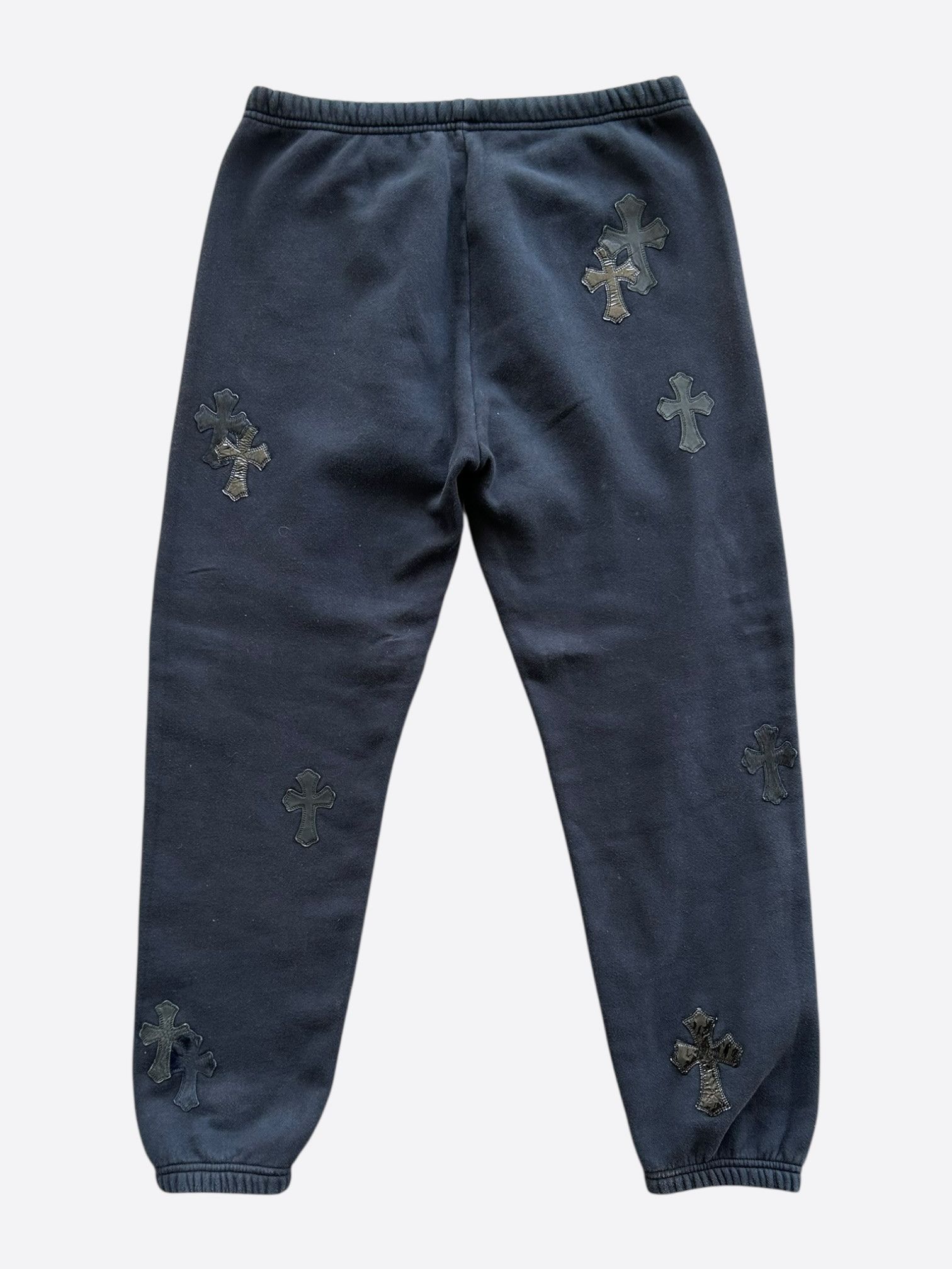 Chrome Hearts Chrome Hearts Black Cross Patch Sweatpants Size US 32 / EU 48 - 2 Thumbnail