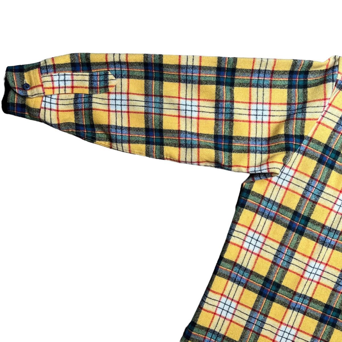 Pendleton × Vintage Vintage Pendleton Plaid Yellow Wool Board Button Up Shirt Size US L / EU 52-54 / 3 - 13 Thumbnail