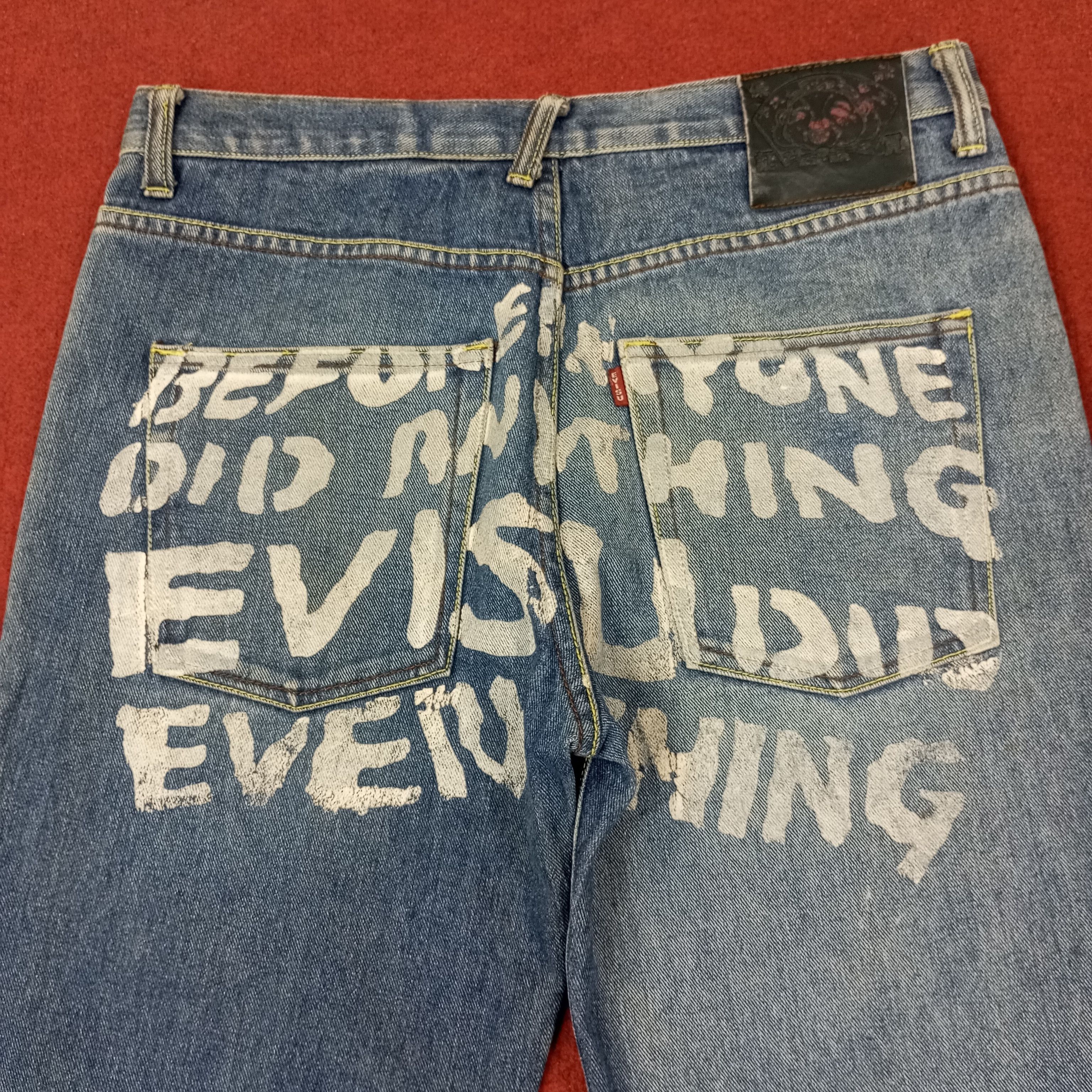 Japanese Brand Evisu X Doraemon Japanese Brand Custom Daicock Jeans c244n25 Size US 32 / EU 48 - 2 Thumbnail