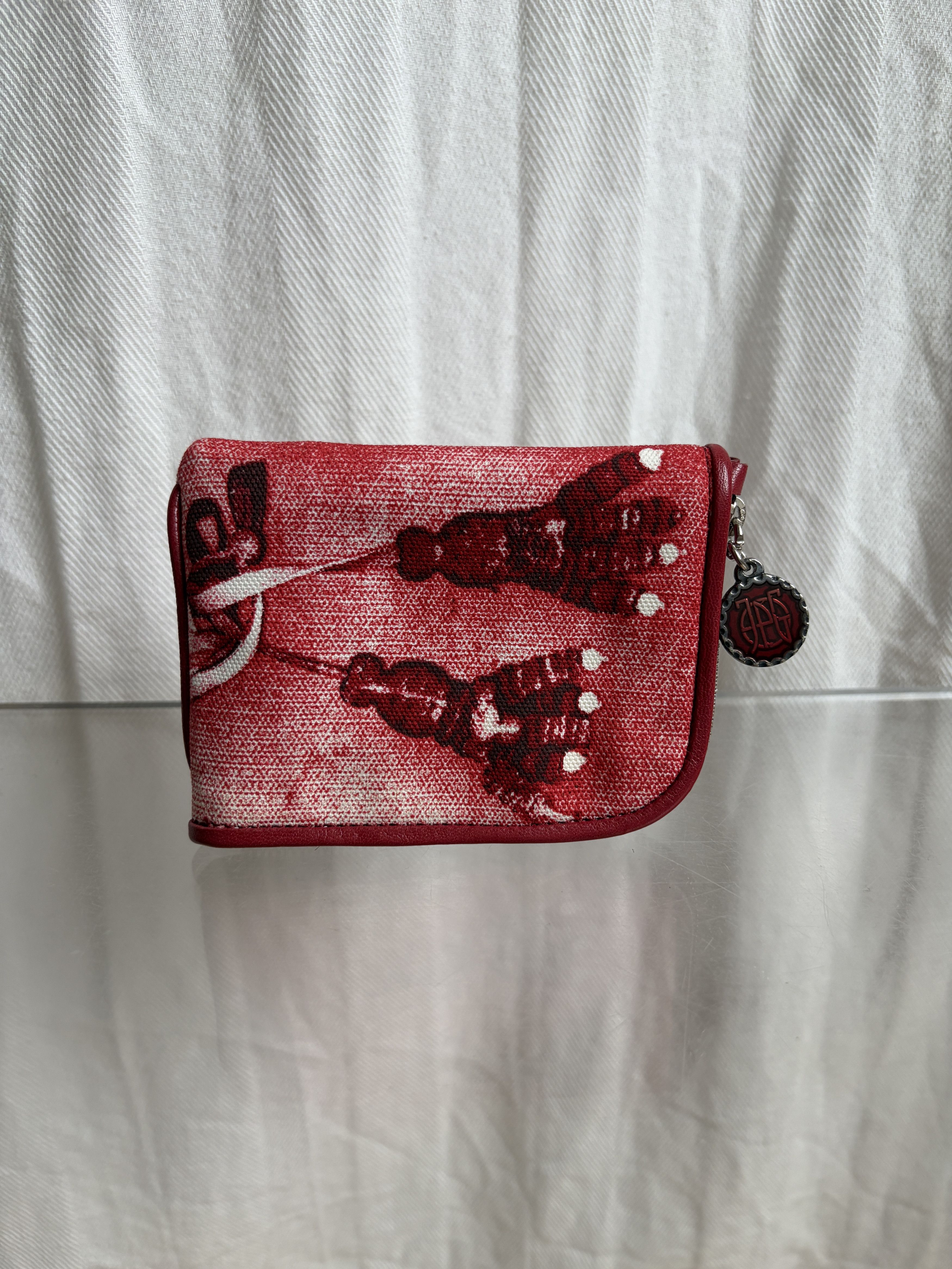 Jean Paul Gaultier 90s Pom Pom Canvas Wallet Size ONE SIZE - 1 Thumbnail