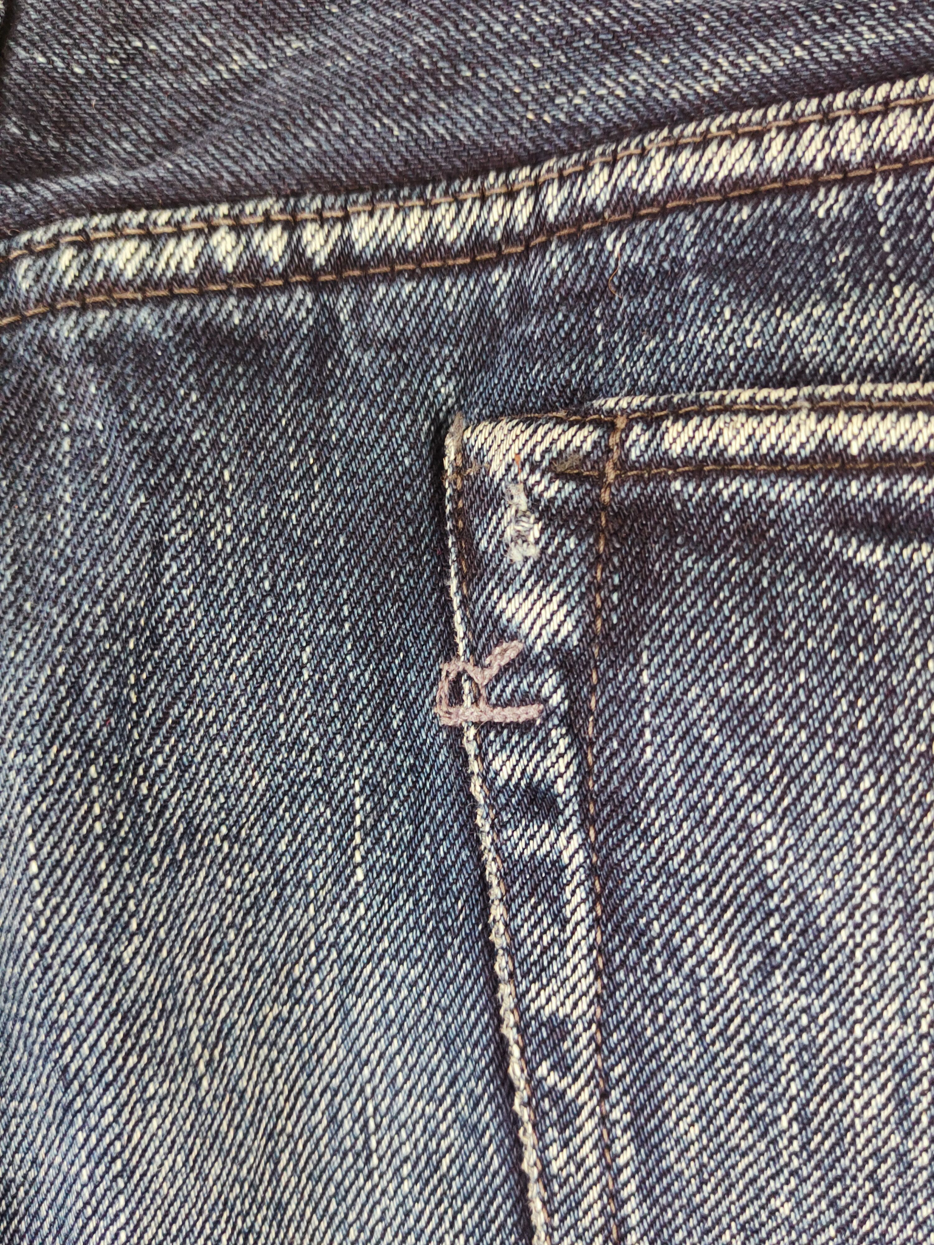 45rpm DL R Dark Blue Distressed Ripped Jeans #2668 Size US 30 / EU 46 - 8 Thumbnail