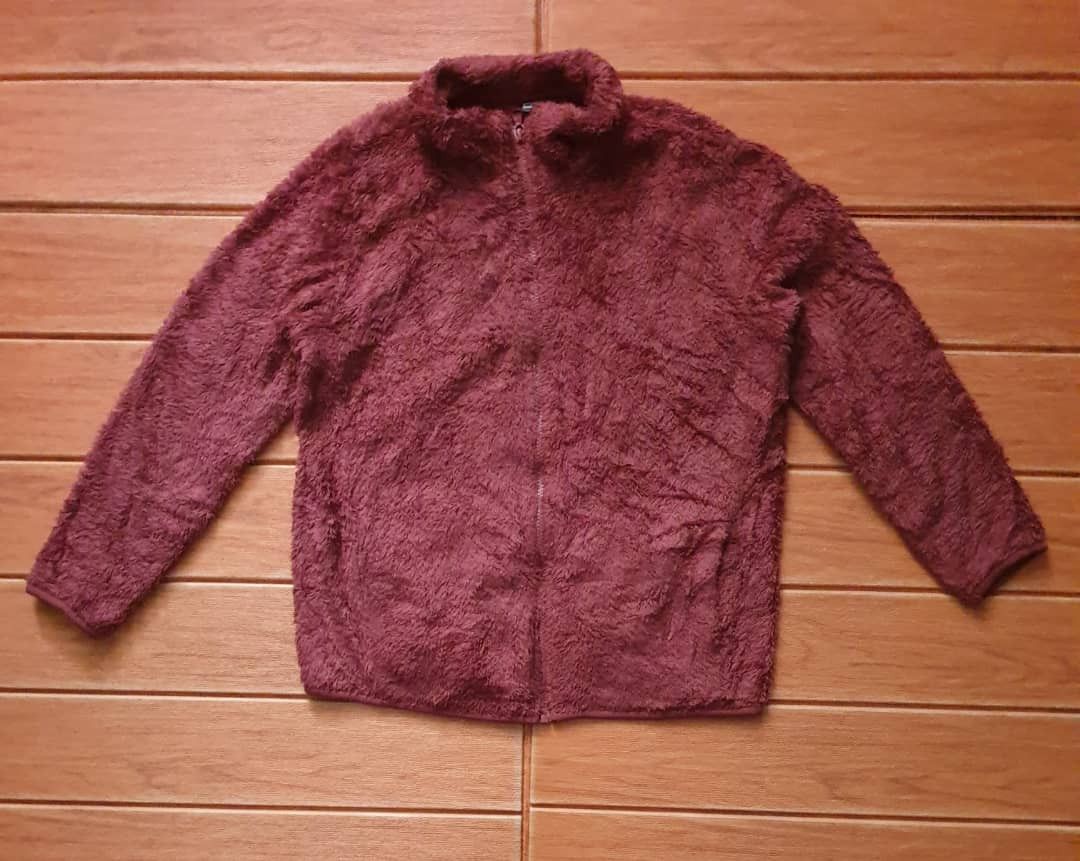 Uniqlo Uniqlo pink colour Japanese brand fleece Sweater Size M / US 6-8 / IT 42-44 - 1 Thumbnail