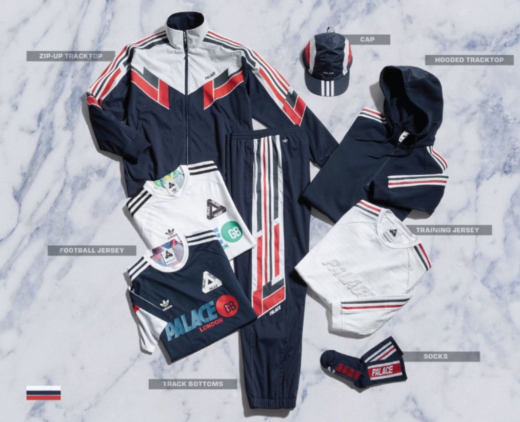 Adidas × Palace Palace Adidas Home Jersey White/Black Size Medium Size US M / EU 48-50 / 2 - 11 Thumbnail