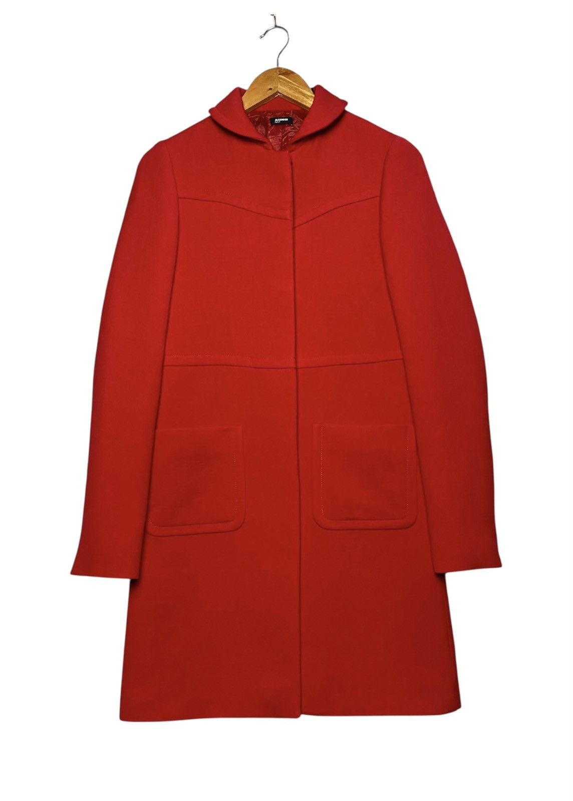 Jil Sander Vintage Jill Sander Wool Long Jacket Size US S / EU 44-46 / 1 - 1 Thumbnail