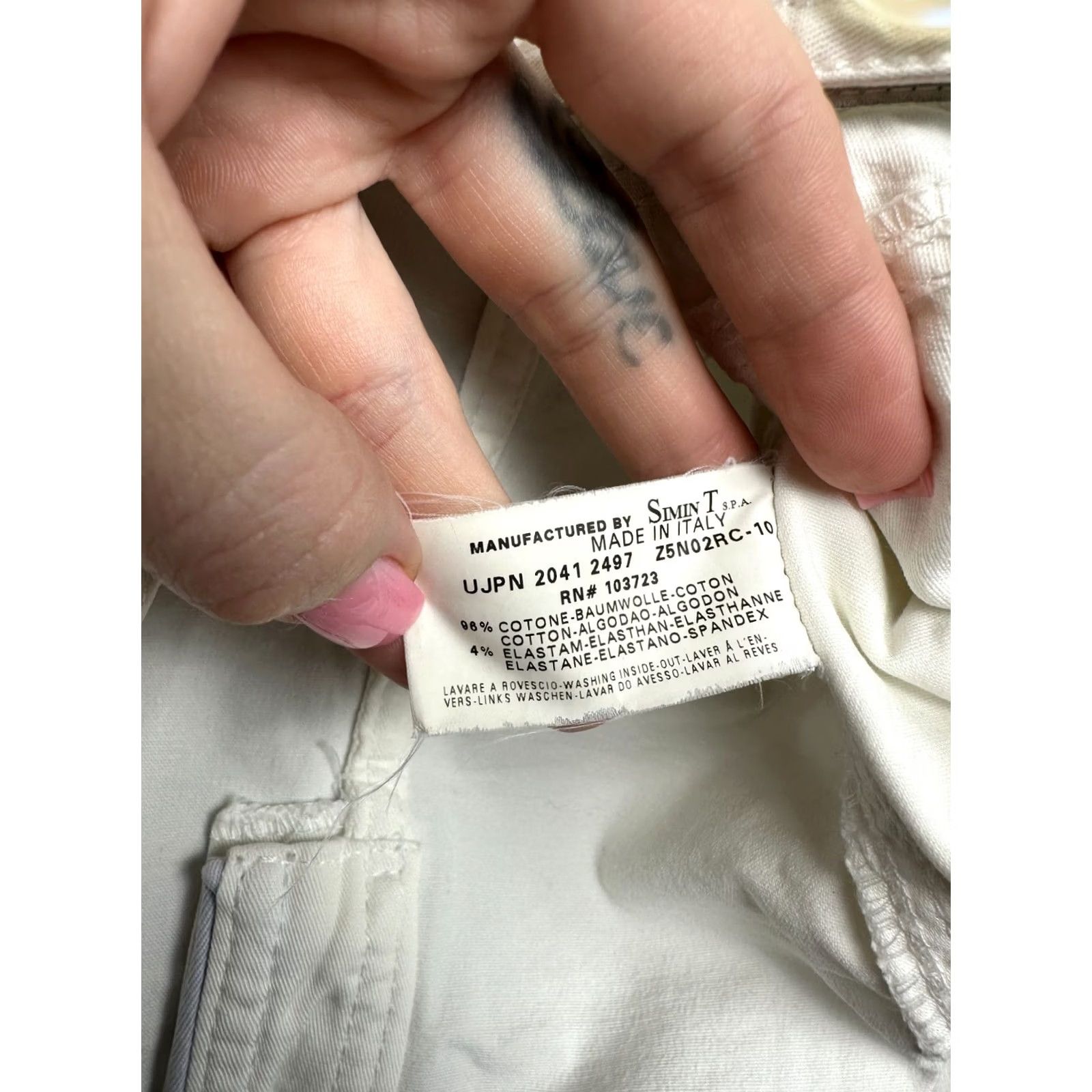Vintage VINTAGE Armani Jeans Womens Jacket Blazer Size USA 10 White Cotton Solid 2000s Designer Size 36" / US 14 / IT 50 - 5 Thumbnail