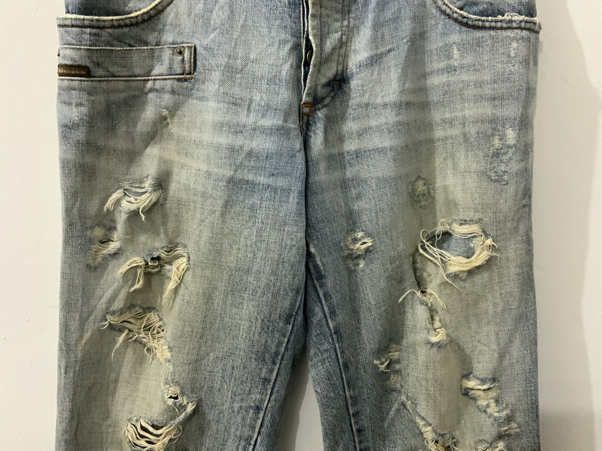 Dolce & Gabbana Dolce & Gabbana Distressed Jeans Size 32" / US 10 / IT 46 - 4 Thumbnail