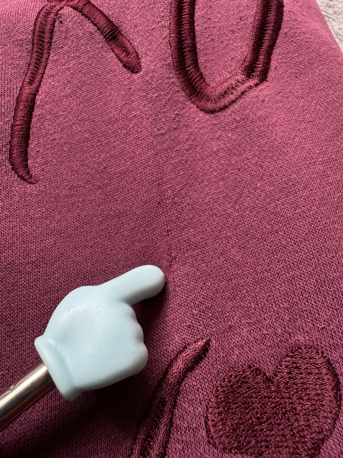 H&M Rare Y2K H&M The Weeknd XO Big Tiger Logo Hoodie Burgundy Size US L / EU 52-54 / 3 - 10 Thumbnail