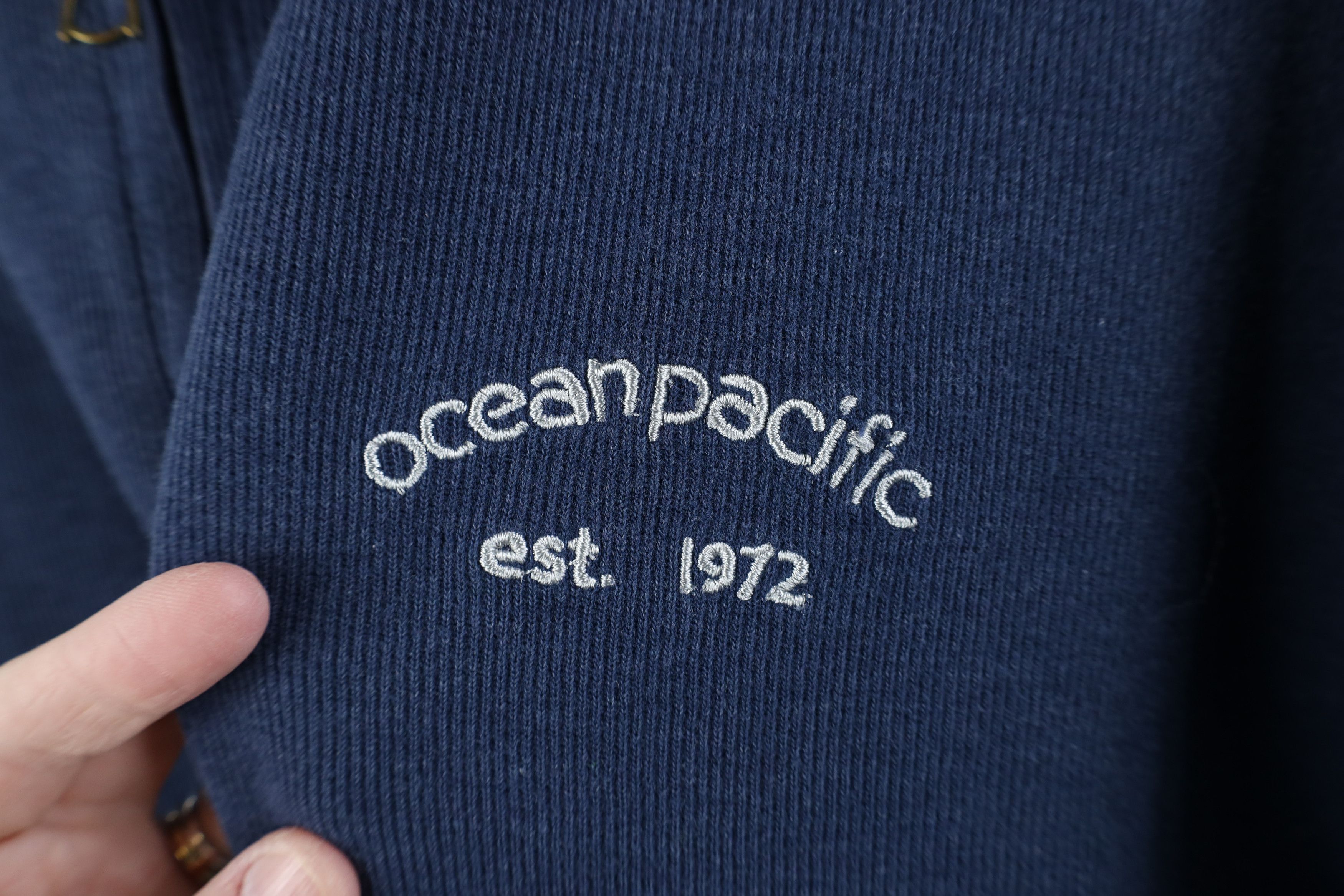 Ocean Pacific Vintage Y2K Ocean Pacific Surfing Knit Half Zip Sweater Size US XXL / EU 58 / 5 - 4 Thumbnail