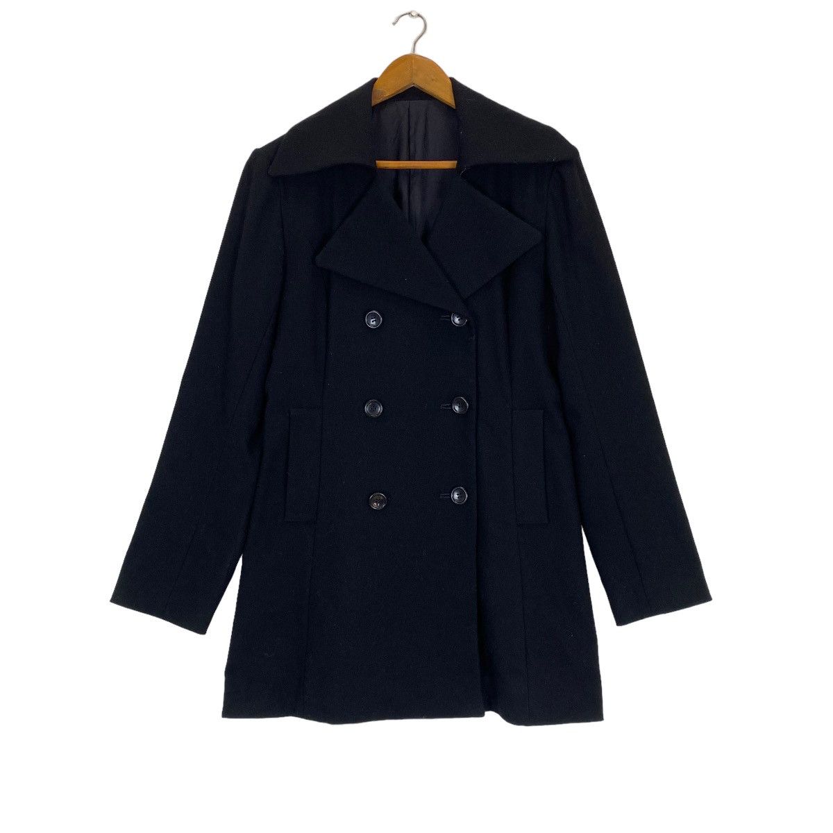 Y's × Yohji Yamamoto I Wish Yohji Yamamoto double breast wool jacket Size M / US 6-8 / IT 42-44 - 2 Thumbnail