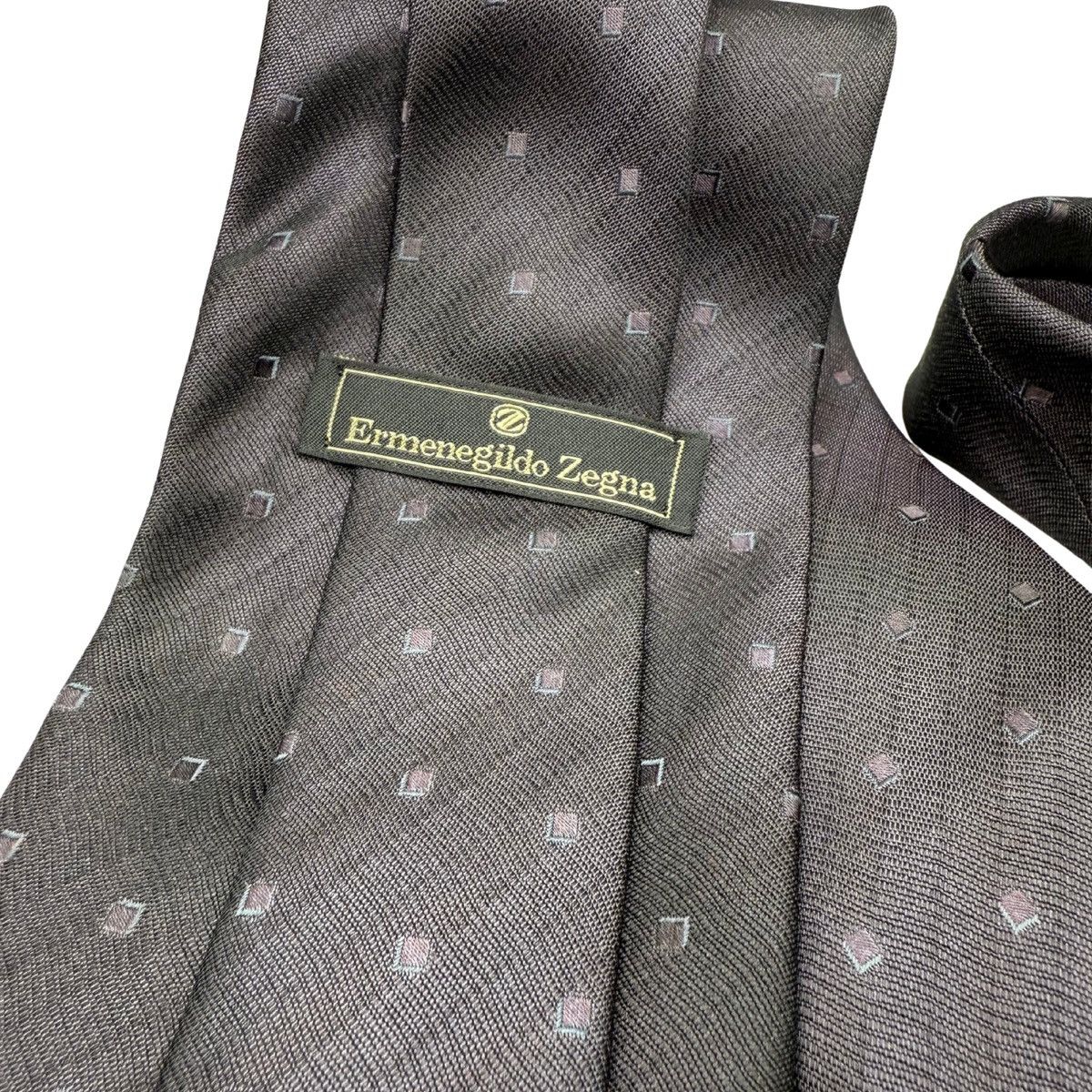 Ermenegildo Zegna Ermenegildo Zegna Silk Tie, Black, Made in Italy, Like New Size ONE SIZE - 4 Thumbnail