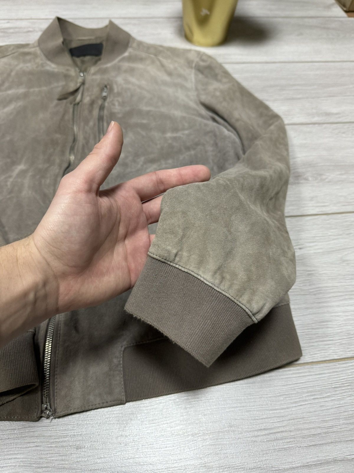Allsaints Allsaints Kemble suede bomber leather jacket zip Size US XXL / EU 58 / 5 - 15 Thumbnail
