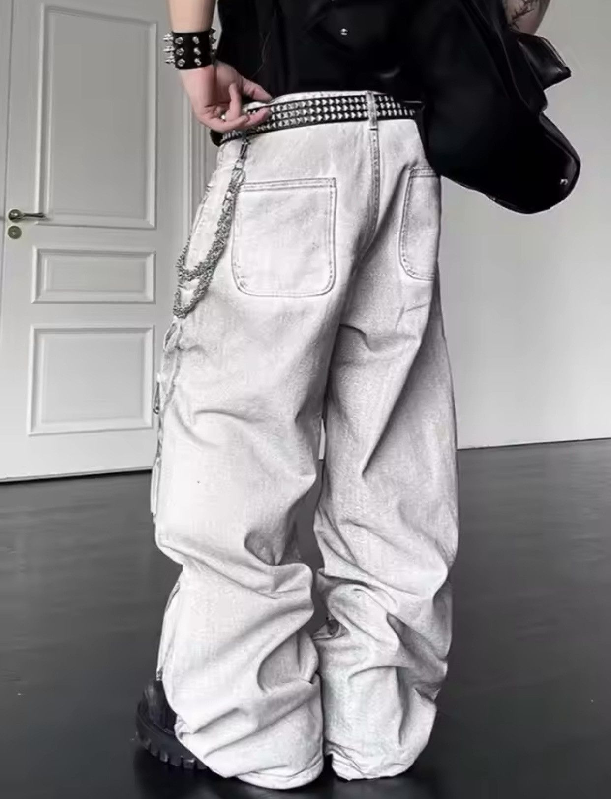 Japanese Brand × Vintage Multiple Pockets Washed Men Jeans Size US 34 / EU 50 - 5 Thumbnail