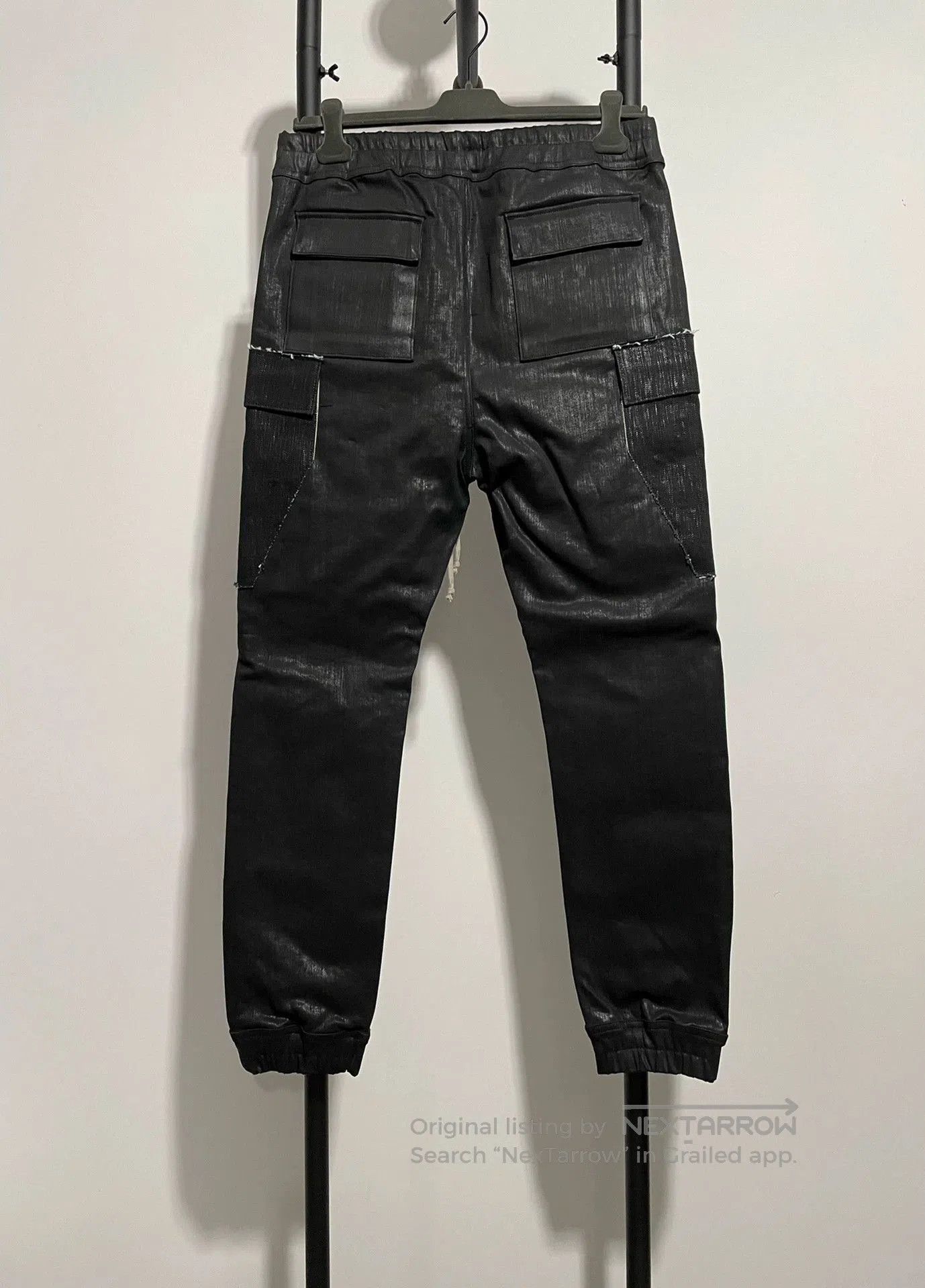 Rick Owens rick owens ro waxed finish cargo pants. Size US 42 / EU 58 - 2 Thumbnail